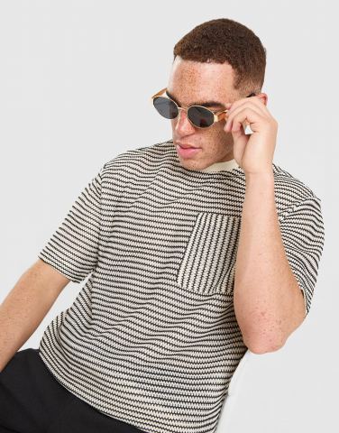 Belier Knit Pocket T-Shirt