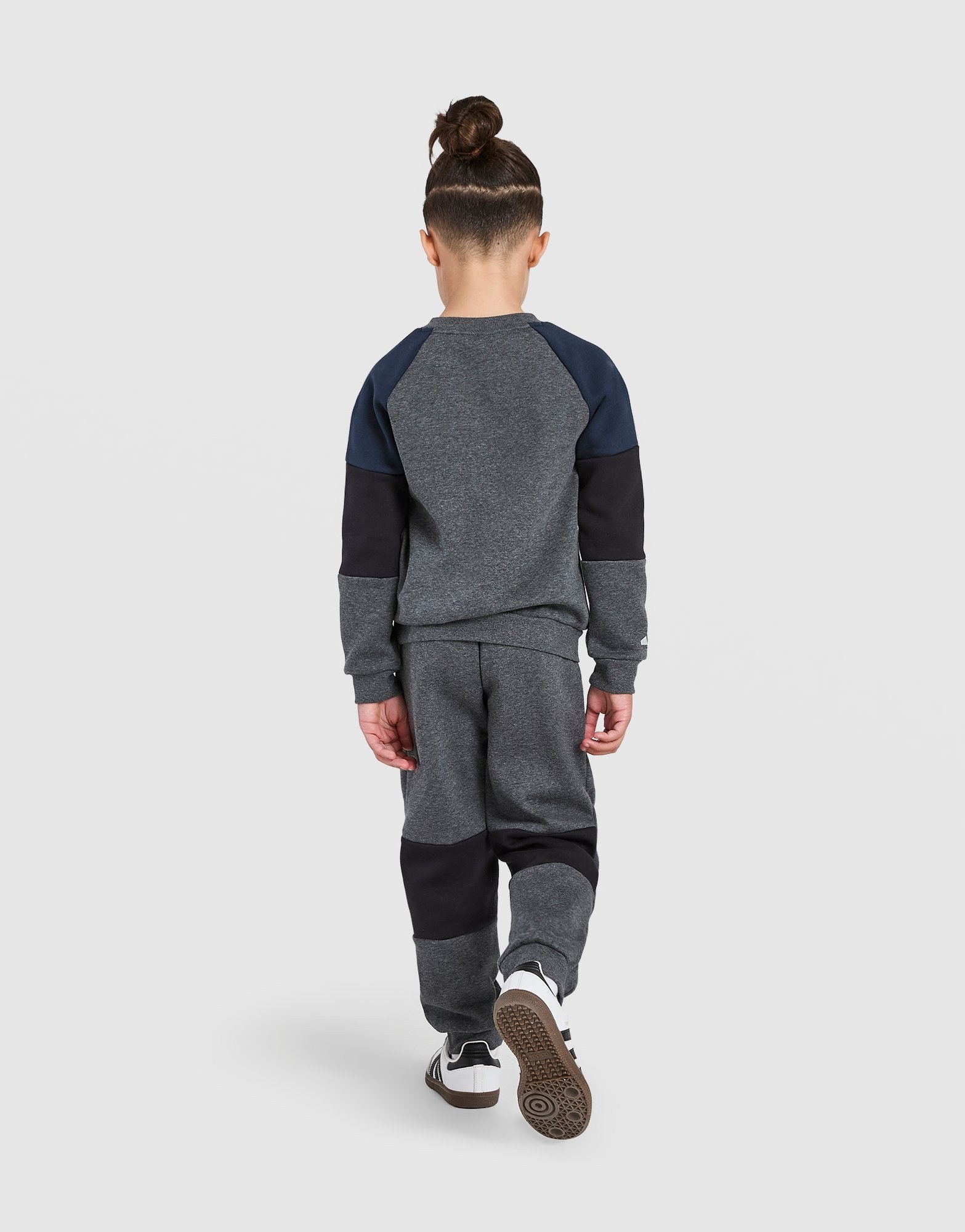adidas Linear Colour Block Crew Trainingsanzug Kleinkinder