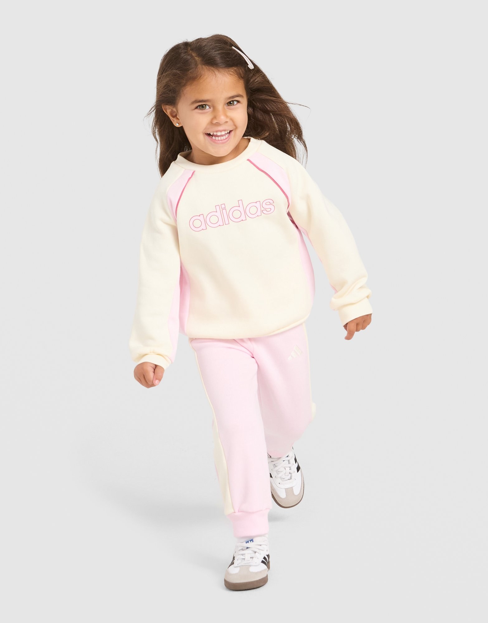 adidas Linear Colour Block Crew Trainingsanzug Babys