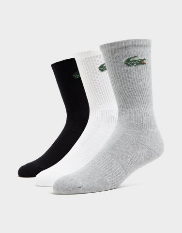 Lacoste Crocodile 3er-Pack Crew Socken