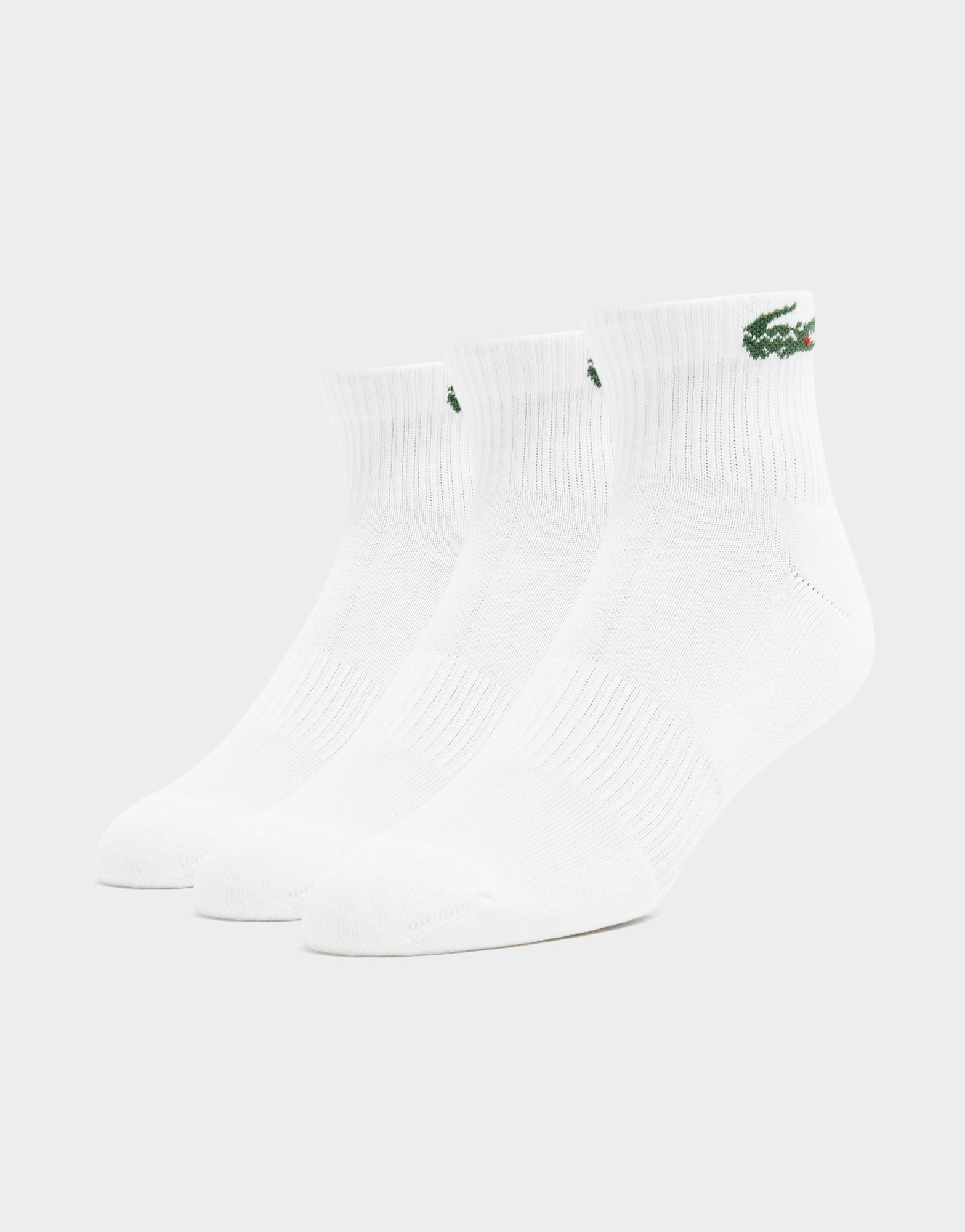 Lacoste Crocodile 3er-Pack Viertelsocken