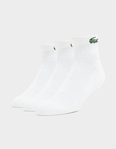 Lacoste Crocodile 3er-Pack Viertelsocken