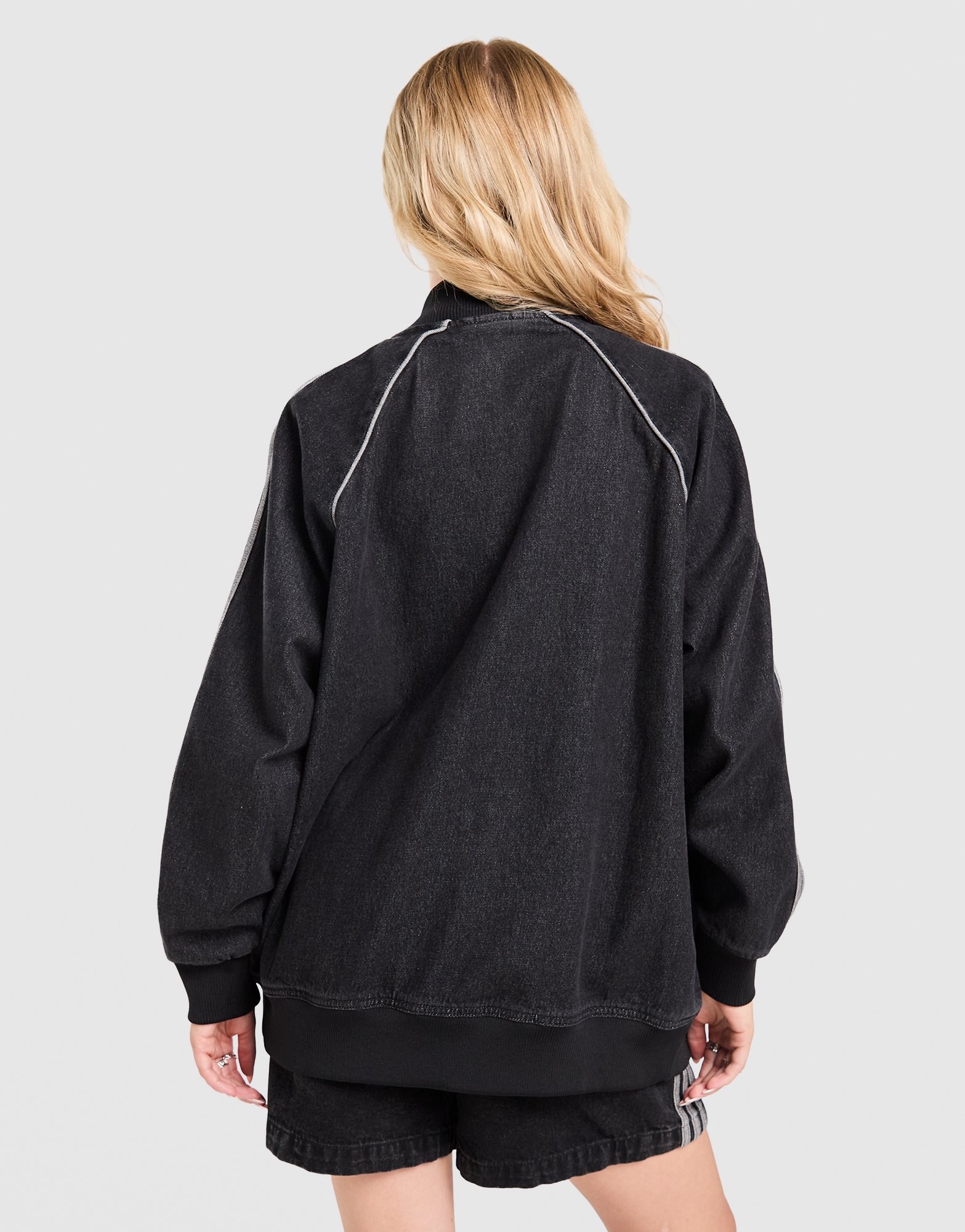 adidas Originals Denim Oversized Trainingsoberteil