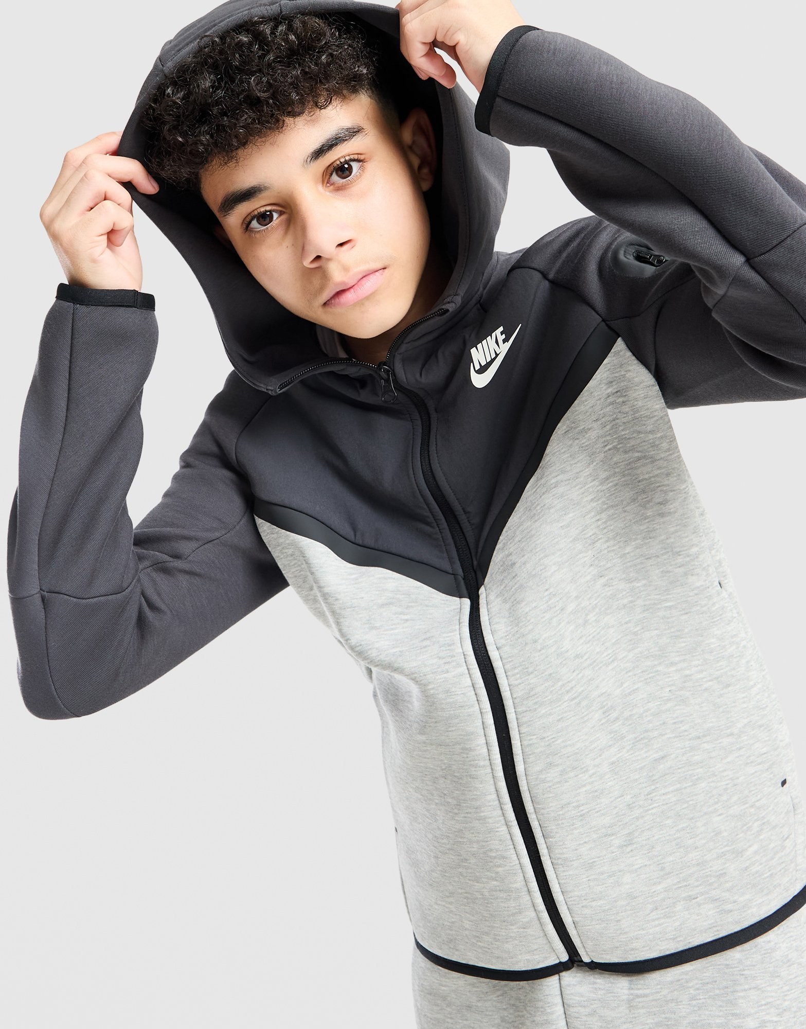 Nike Tech Mix Full Zip Hoodie Kinder