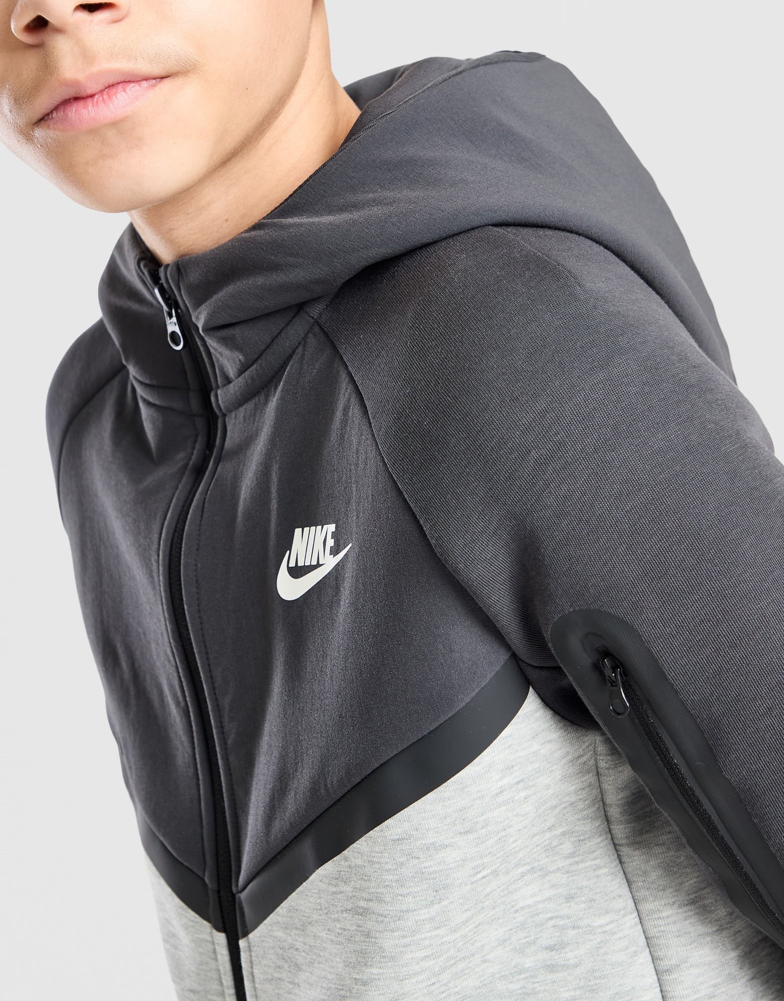 Nike Tech Mix Full Zip Hoodie Kinder