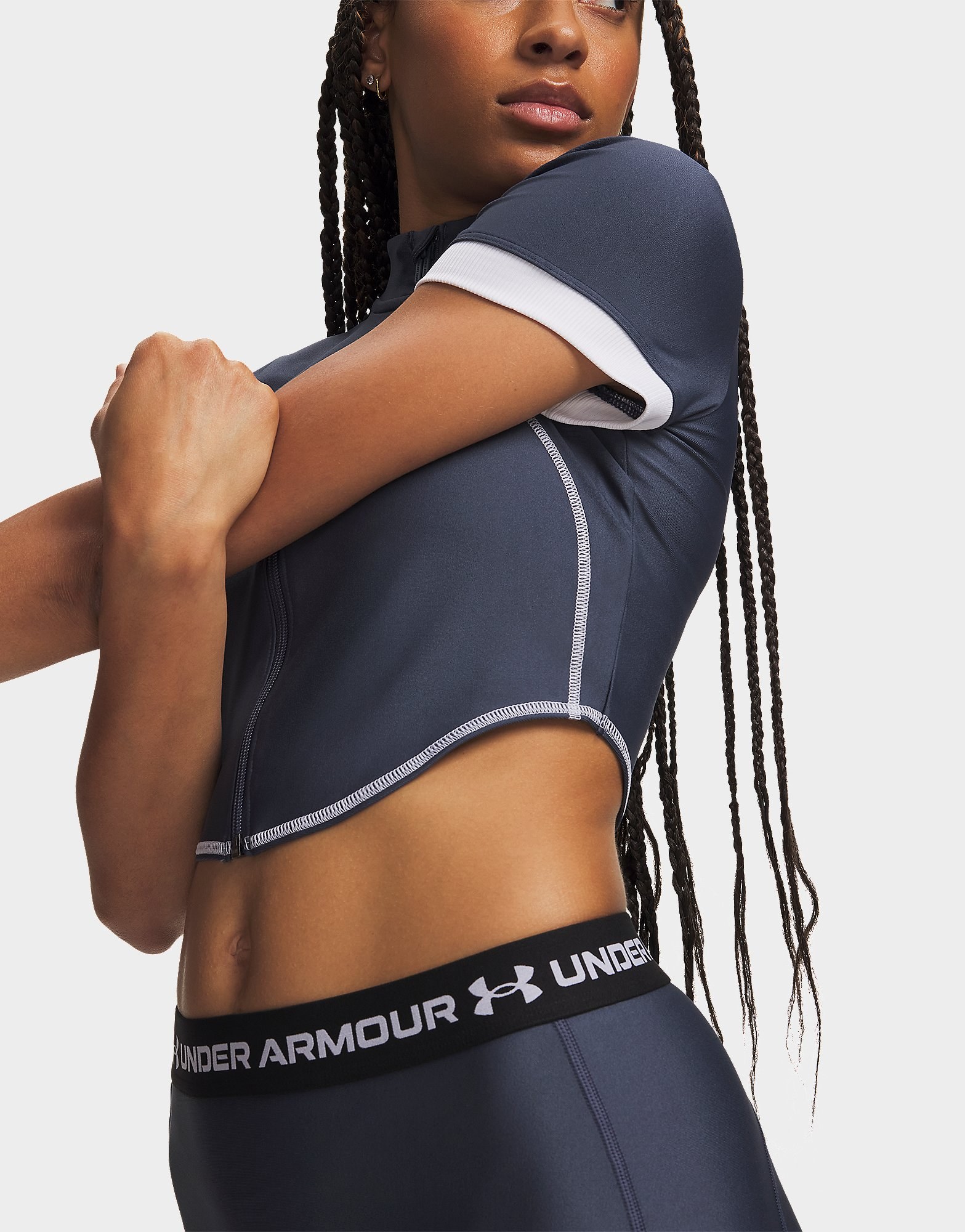 Under Armour HeatGear Kurzarm Full-Zip