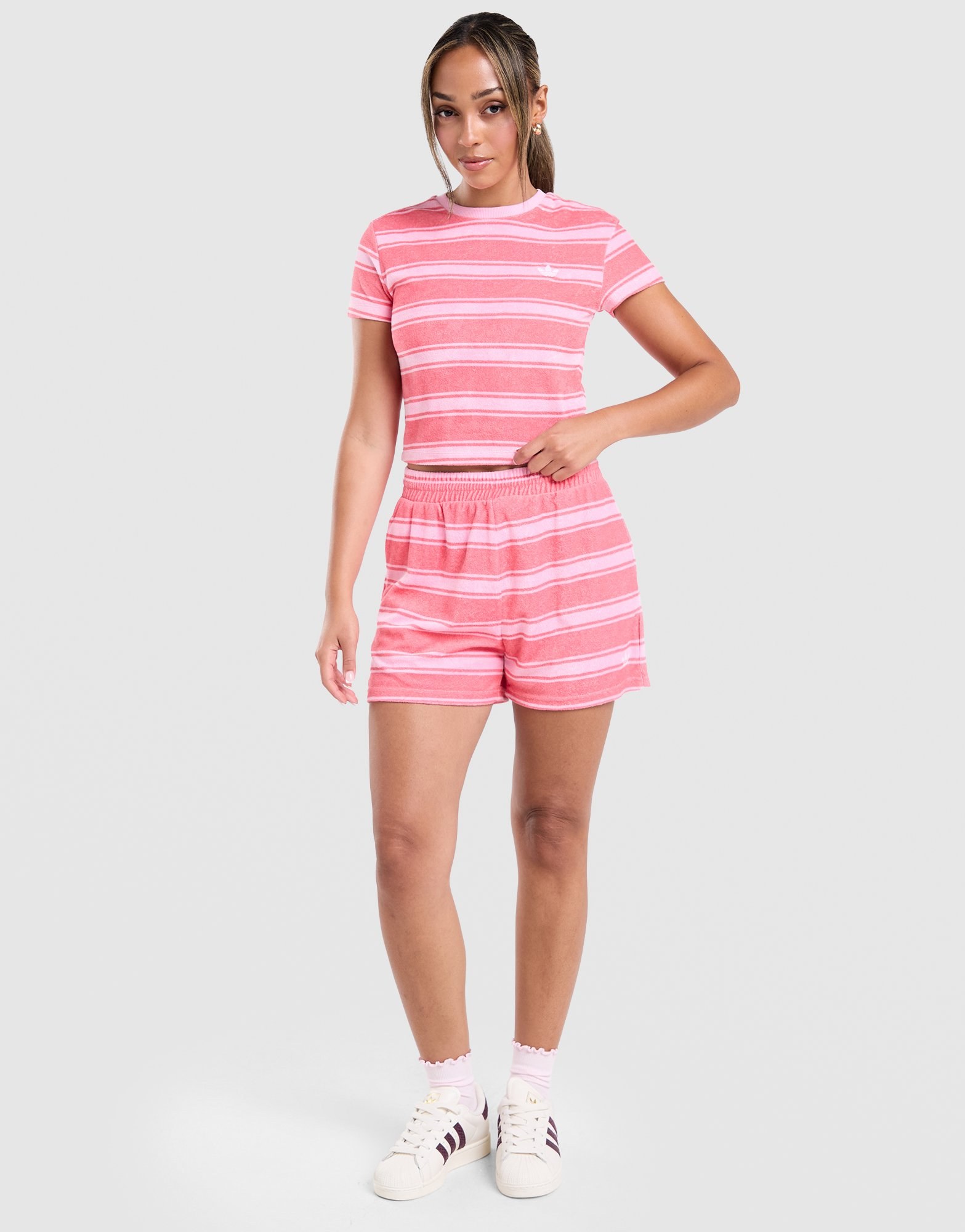 adidas Originals Striped Towel T-Shirt
