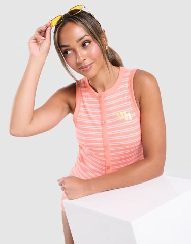 Unlike Humans Mara Buttoned Tanktop