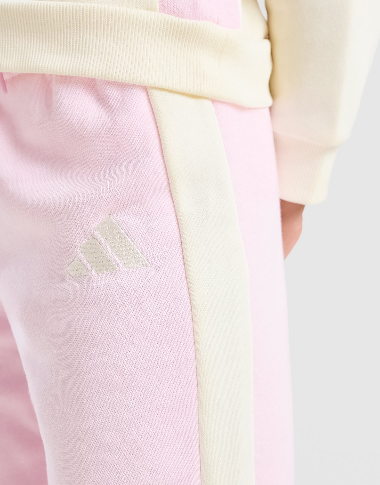 adidas Girls' Linear Colour Block Sweatshirt Kleinkinder