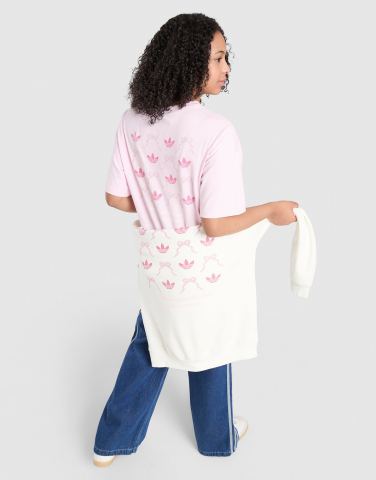 adidas Originals Girls' Bow Graphic T-Shirt Kinder