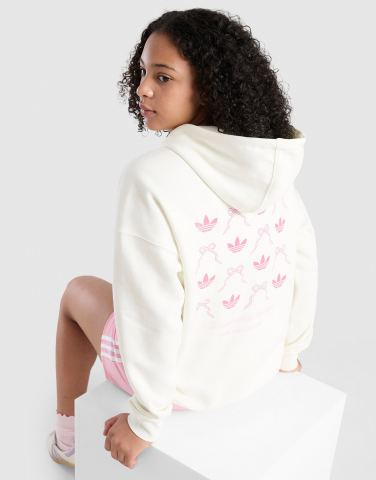 adidas Originals Girls' Graphic Bow Hoodie Kinder