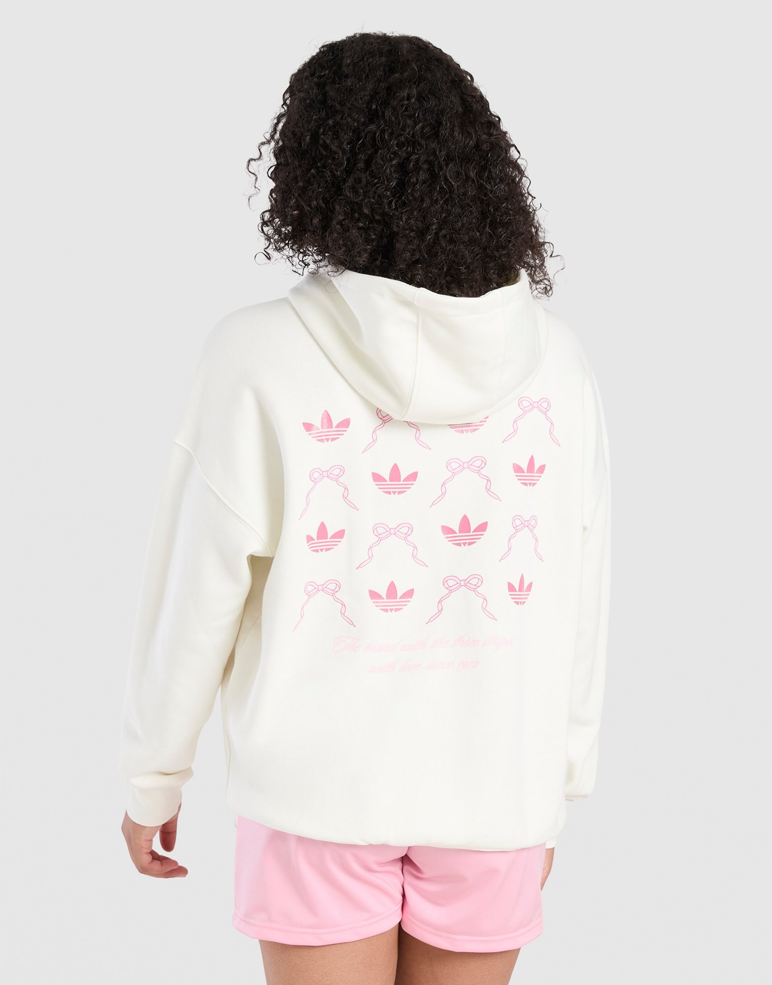 adidas Originals Girls' Graphic Bow Hoodie Kinder