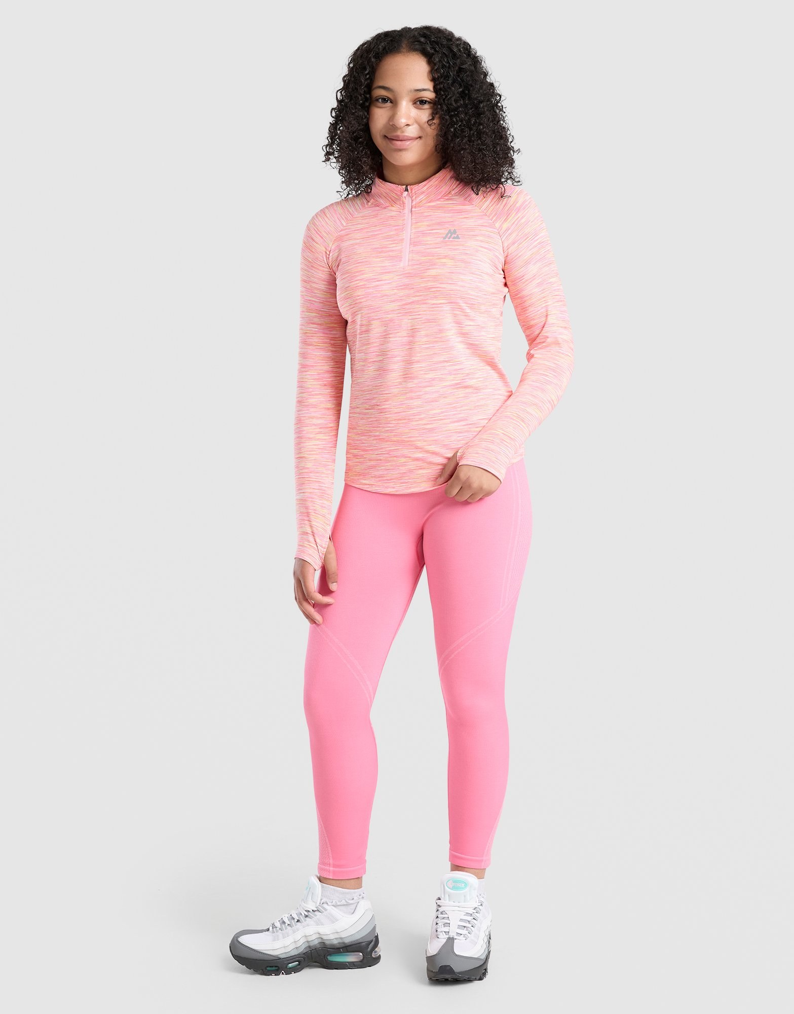 MONTIREX Girls' Trail 1/2 Zip Top Kinder