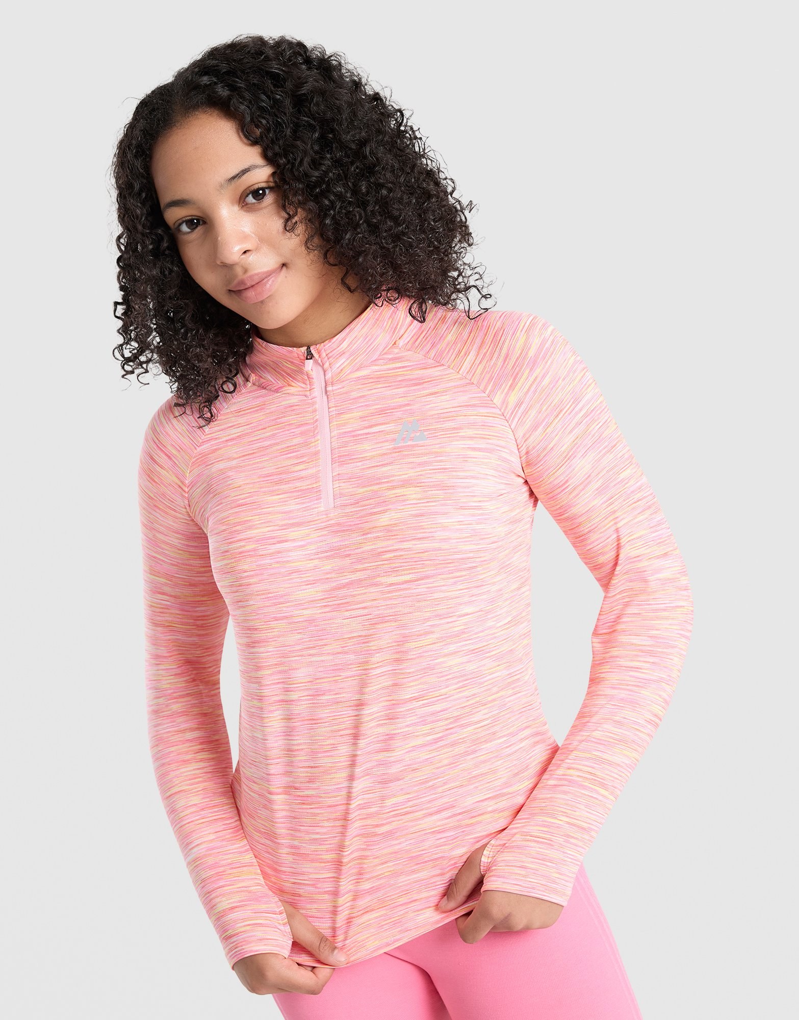 MONTIREX Girls' Trail 1/2 Zip Top Kinder