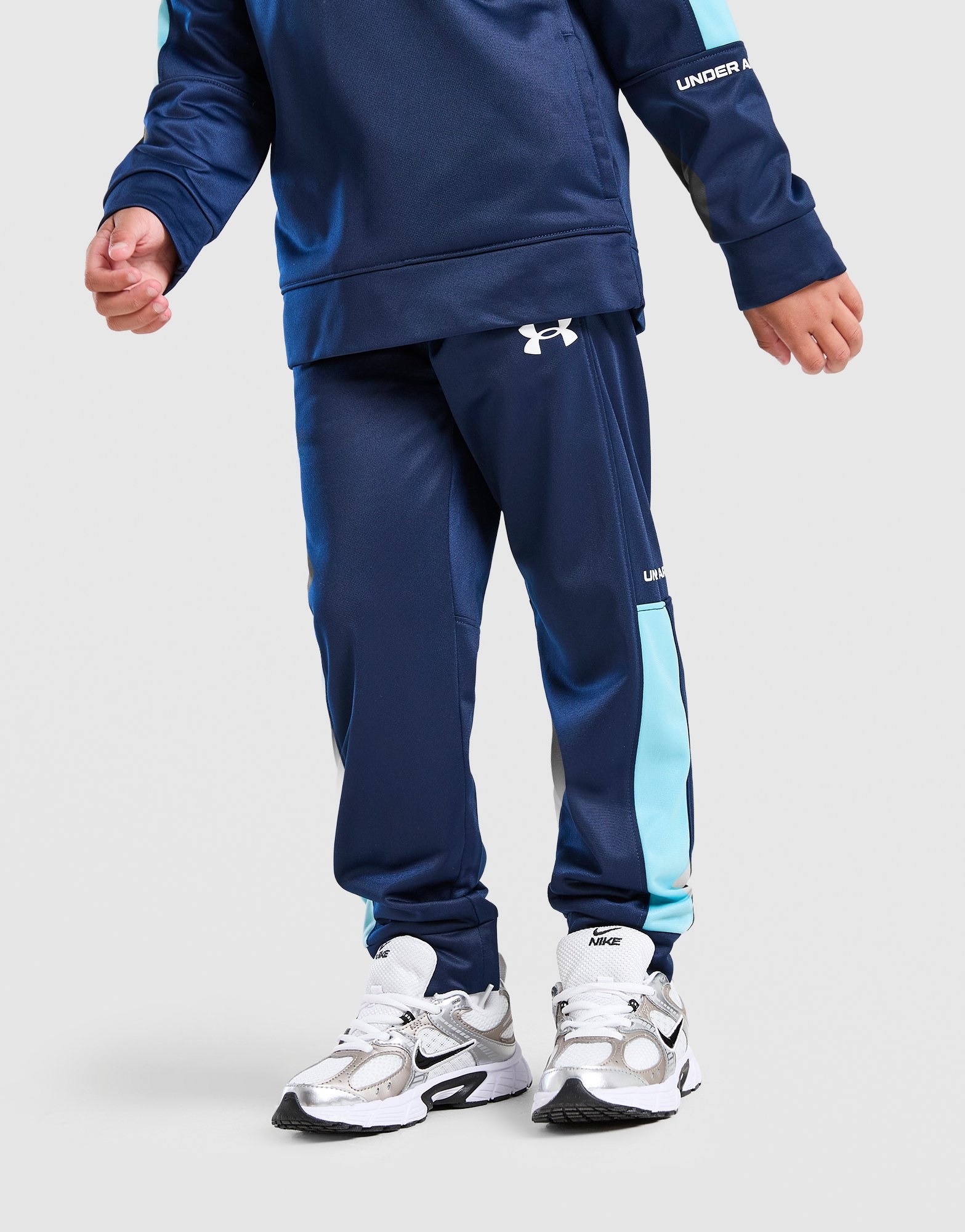 Under Armour Poly Colour Block 1/4-Zip Trainingsanzug Kleinkinder