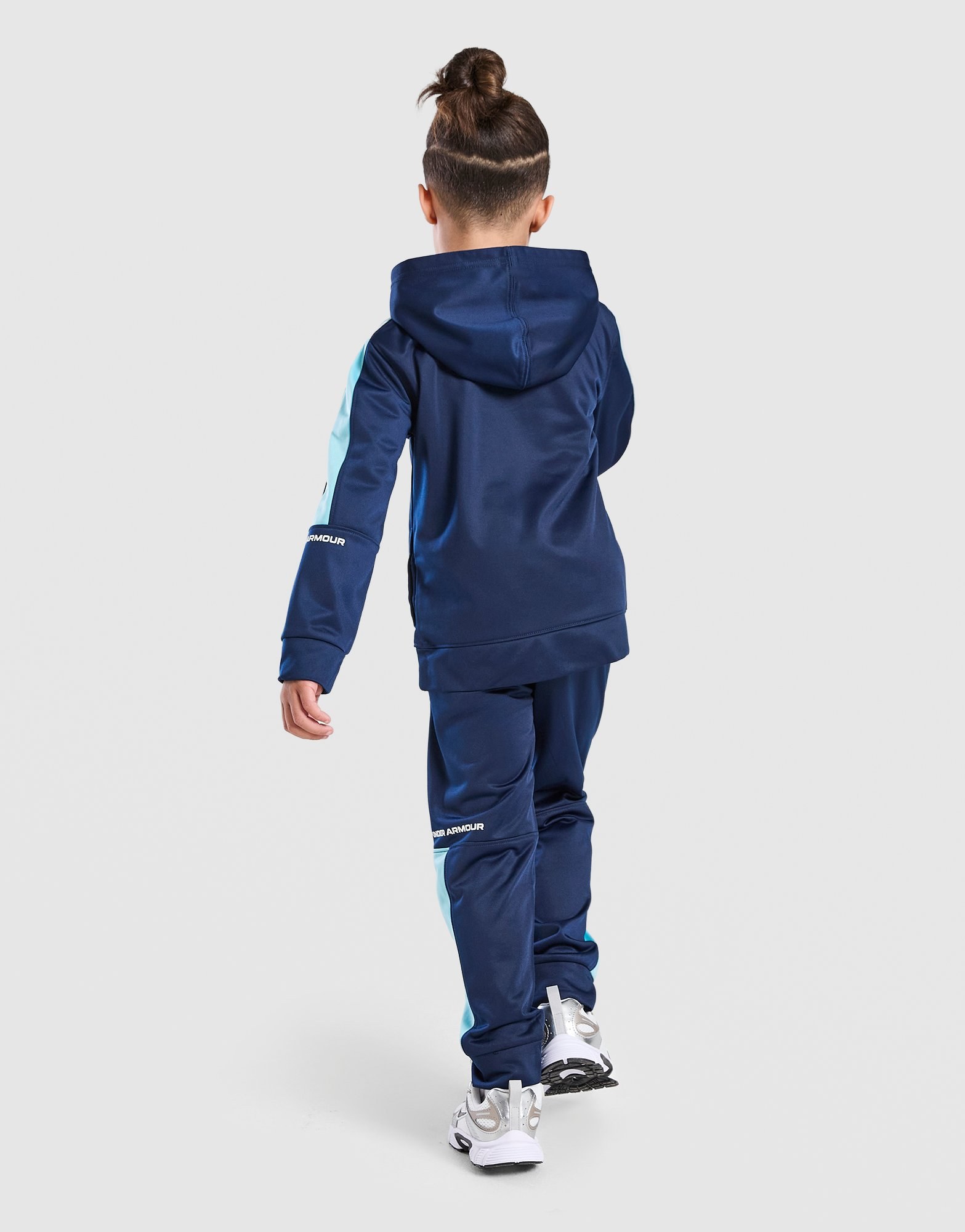 Under Armour Poly Colour Block 1/4-Zip Trainingsanzug Kleinkinder