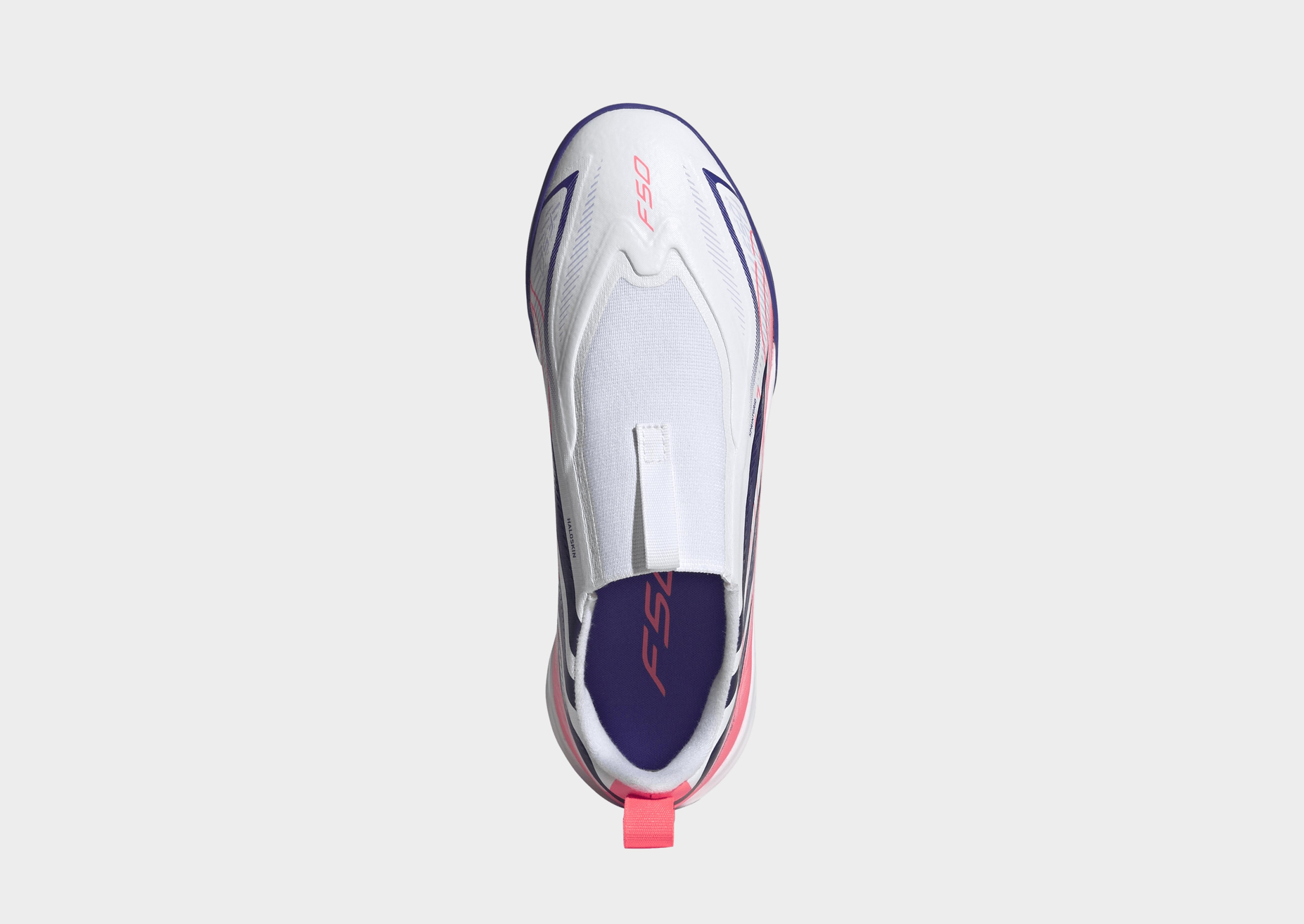 adidas F50 Hyperfast League Kids Fußballschuh, kurzer Kunstrasen, ohne Schnürsenkel