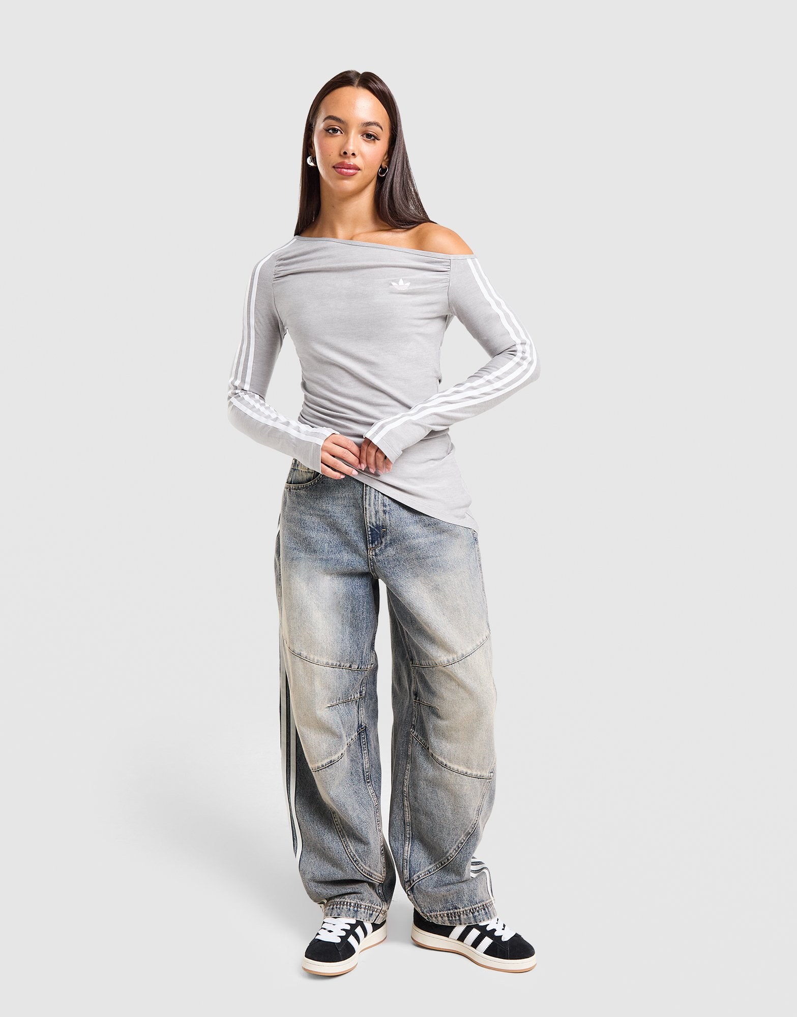 adidas Originals Longsleeve Asymmetric One Shoulder Oberteil