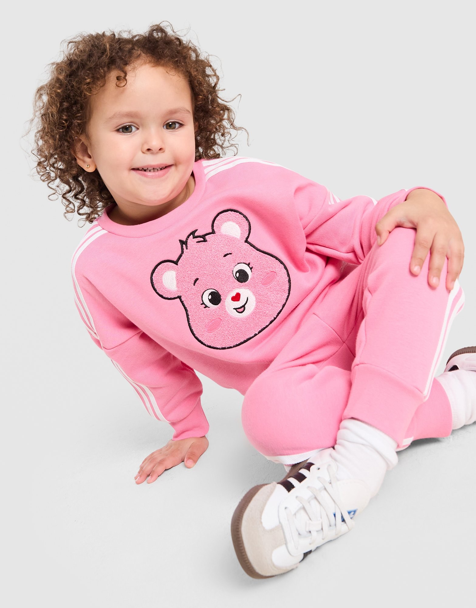 adidas Originals Girls' Care Bears Loose Crew-Set Babys