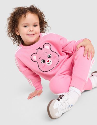 adidas Originals Girls' Care Bears Loose Crew-Set Babys