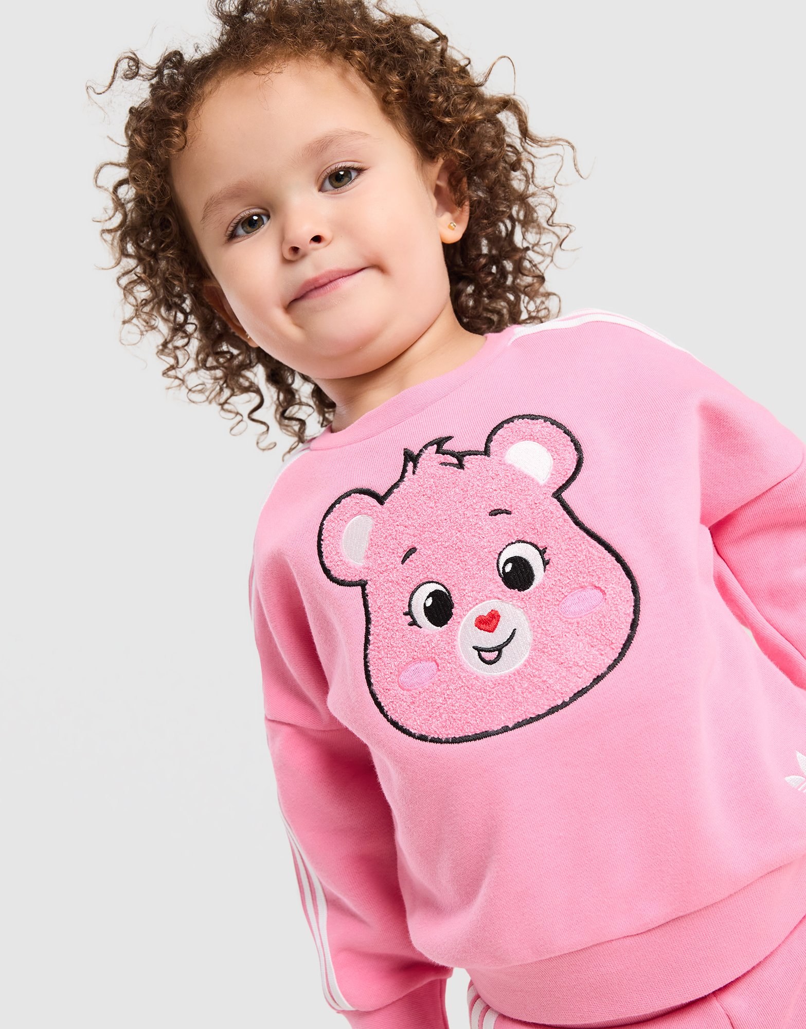 adidas Originals Girls' Care Bears Loose Crew-Set Babys