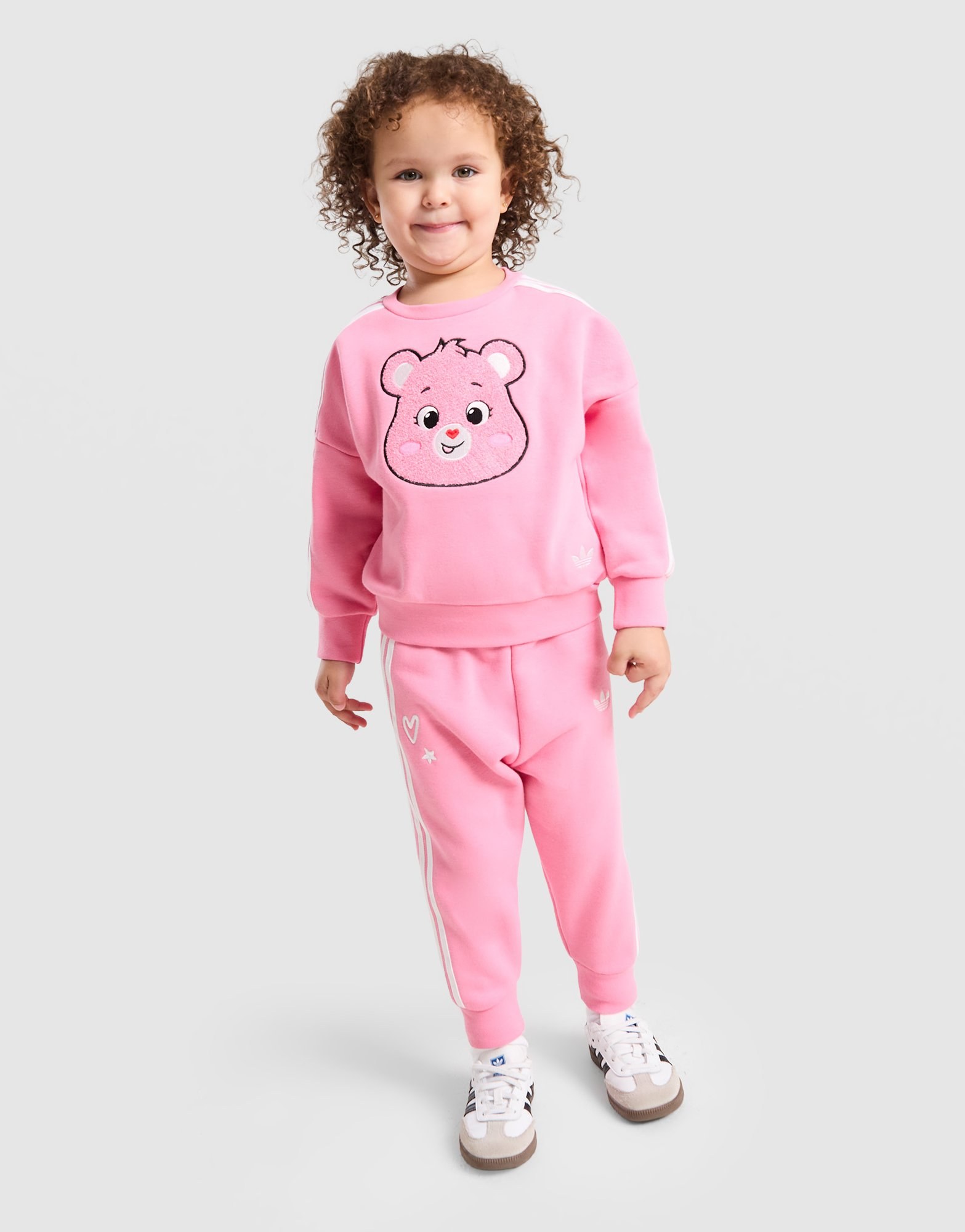 adidas Originals Girls' Care Bears Loose Crew-Set Babys