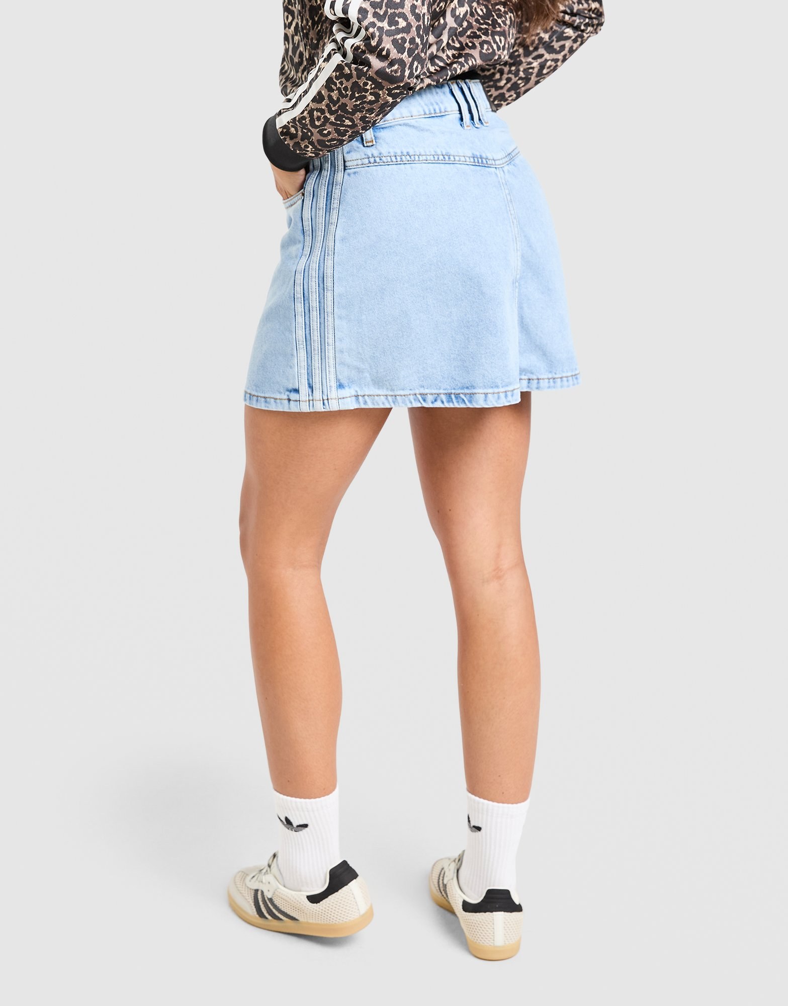 adidas Originals Denim 3-Streifen Minirock