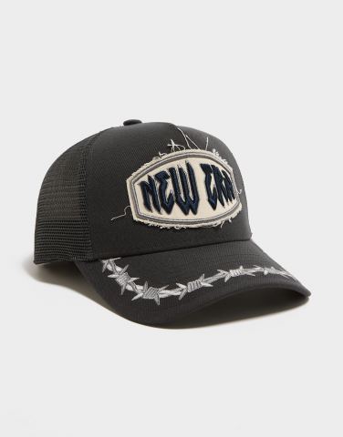 New Era Distressed Patch 9FORTY E-Frame Trucker Cap