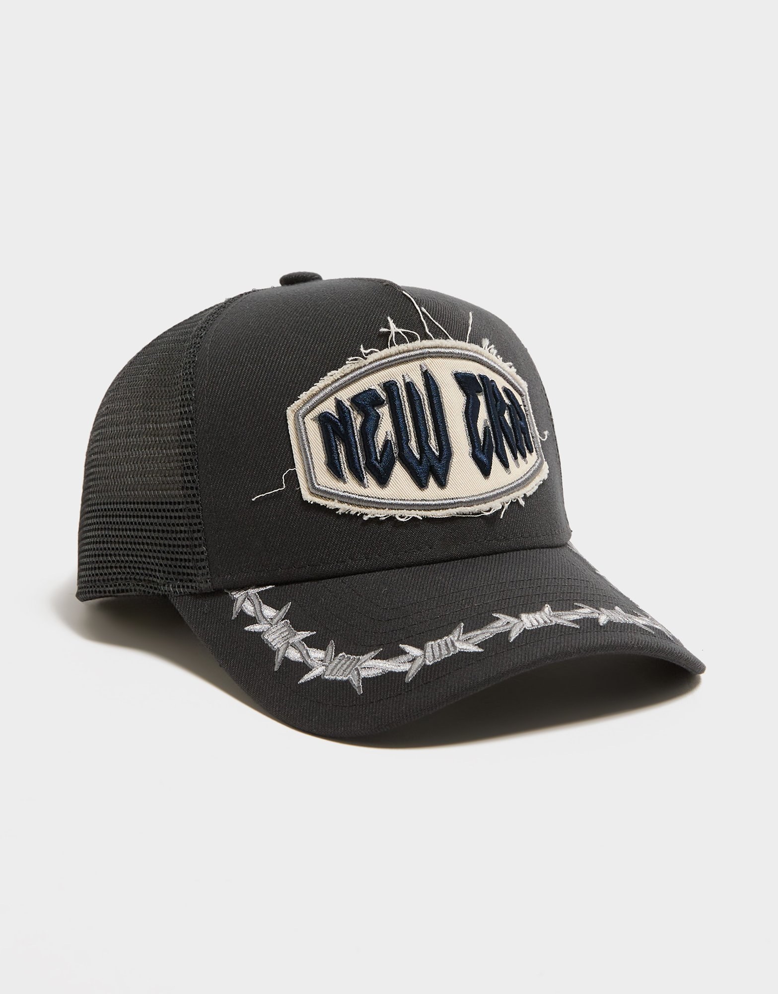 New Era Distressed Patch 9FORTY E-Frame Trucker Cap