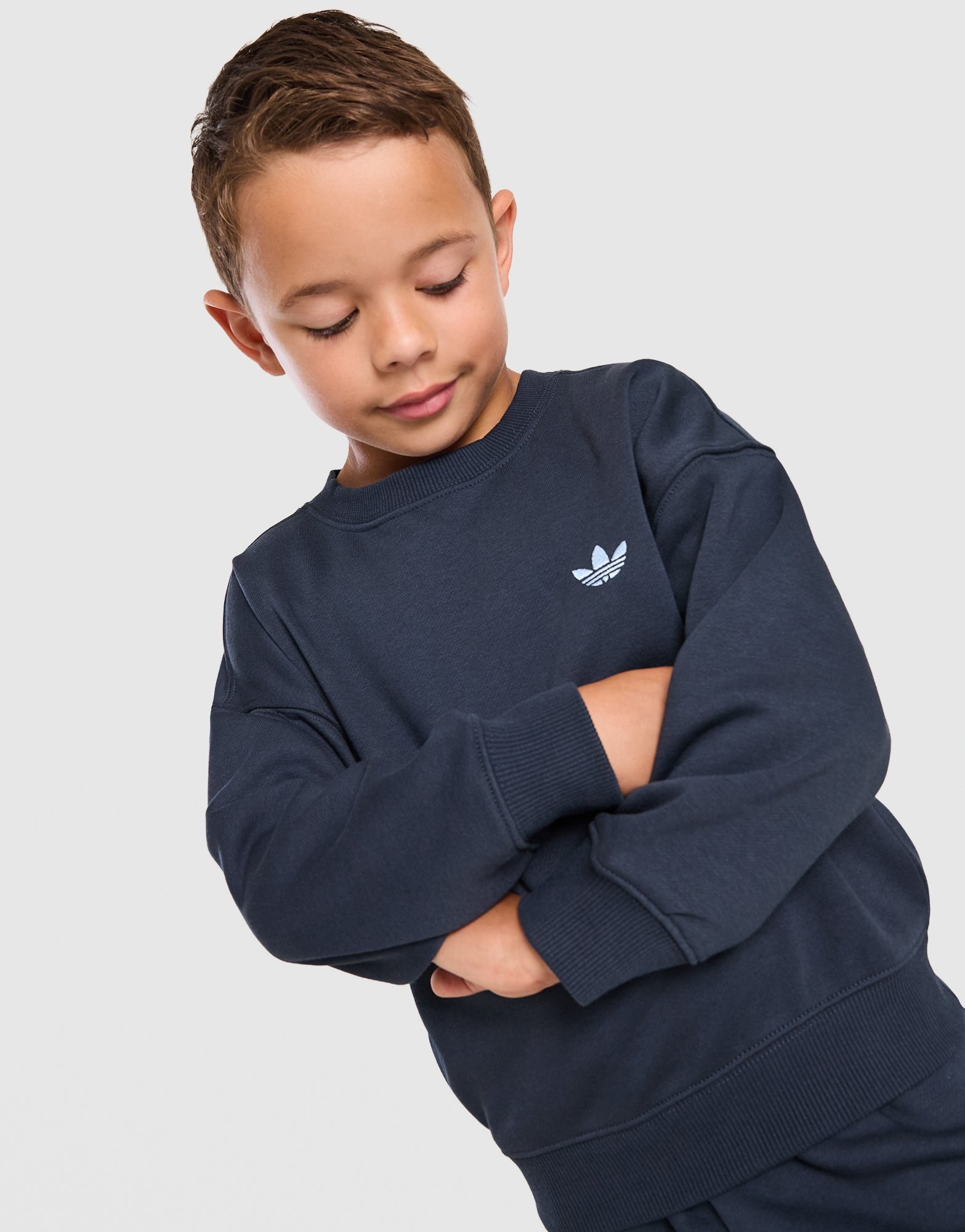 adidas Originals Trefoil Essential Crew Trainingsanzug Kleinkinder
