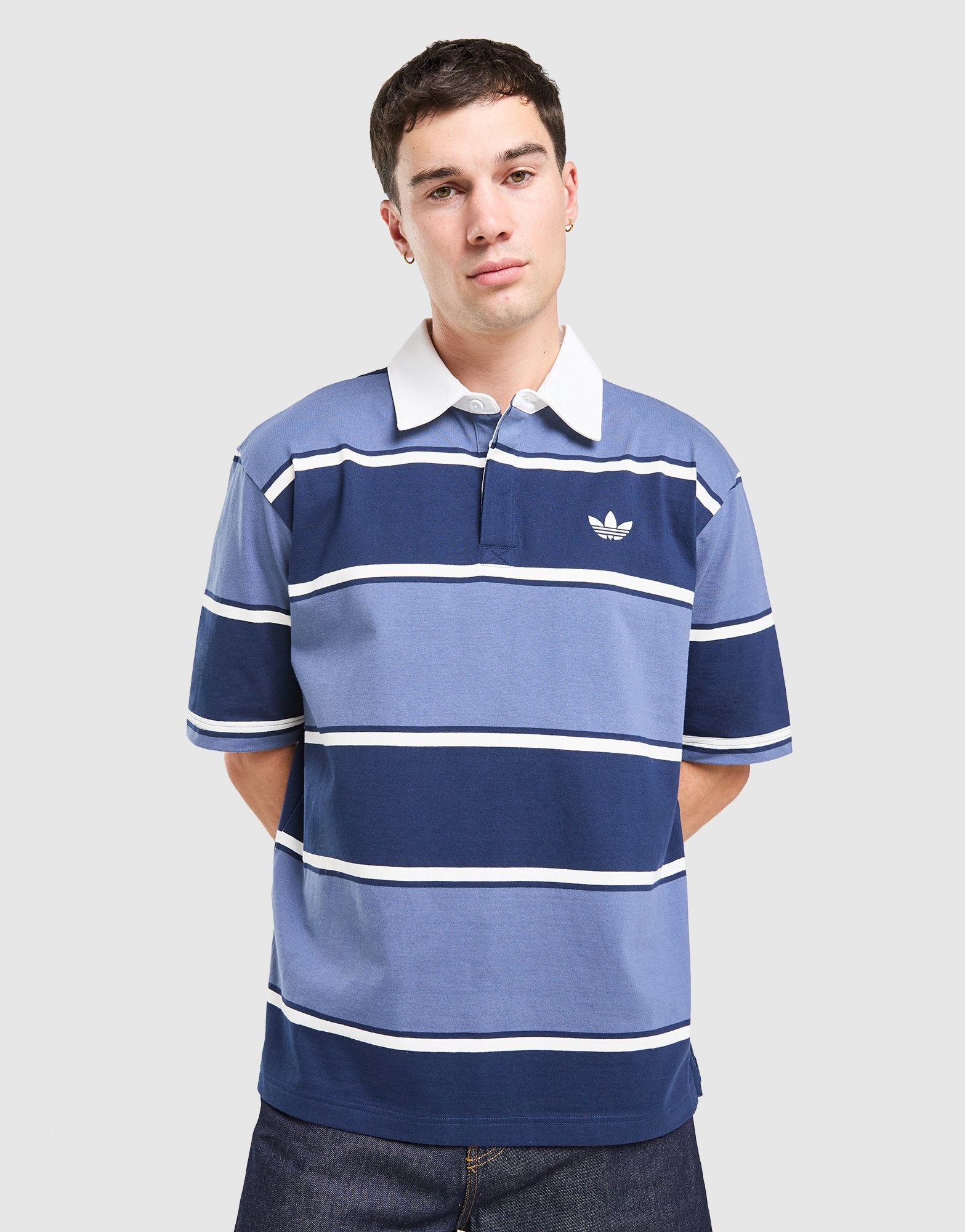 adidas Originals Striped Rugby Poloshirt
