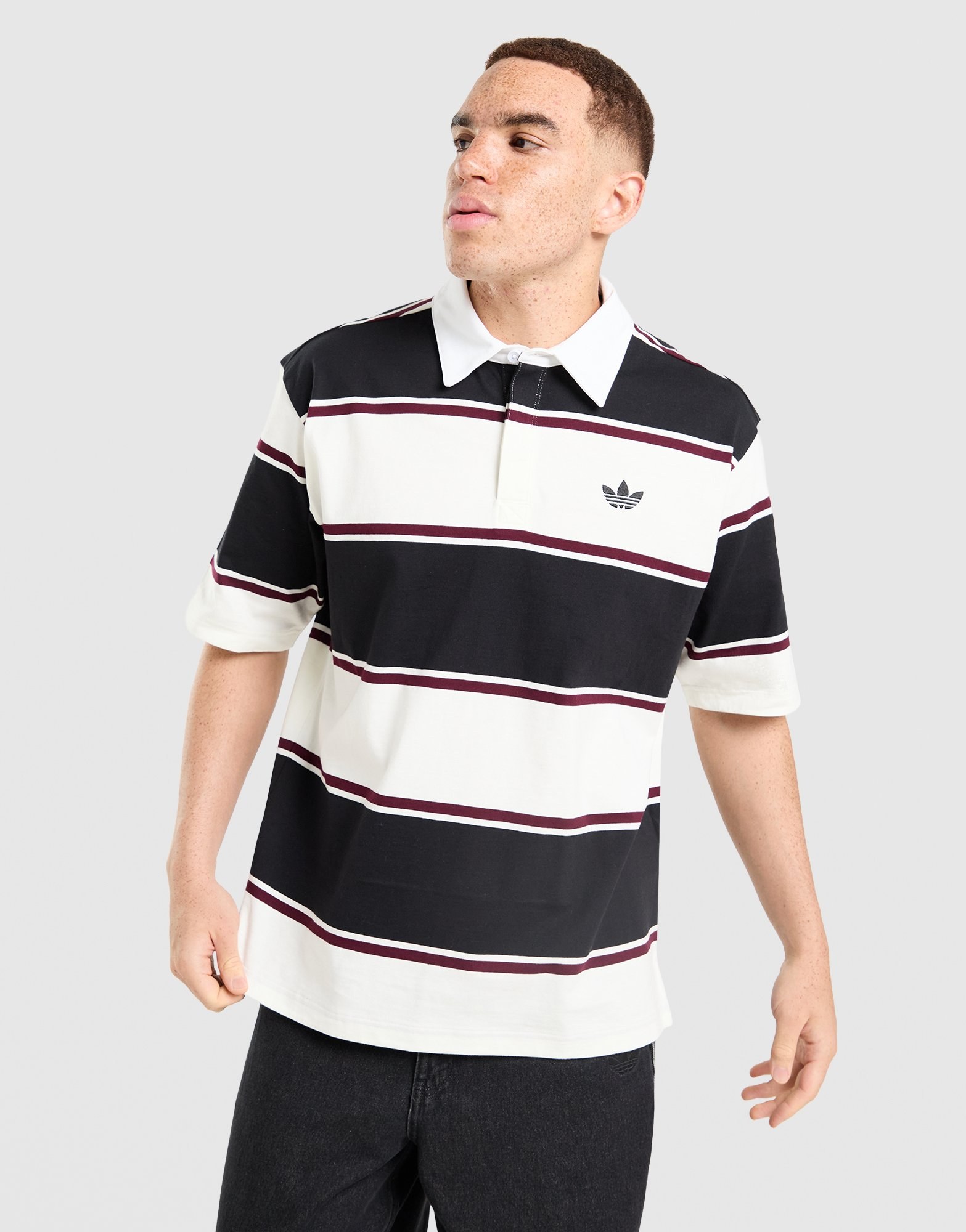 adidas Originals Striped Rugby Poloshirt