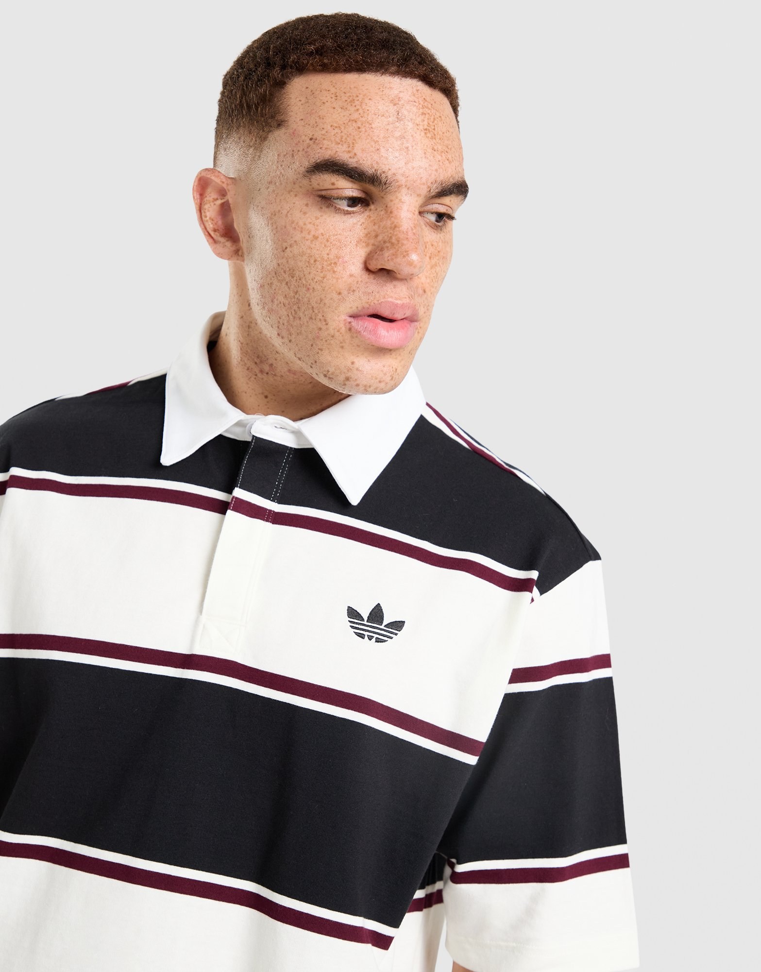 adidas Originals Striped Rugby Poloshirt