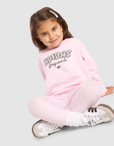 adidas Originals Girls' Polka Dot Crew Trainingsanzug Babys