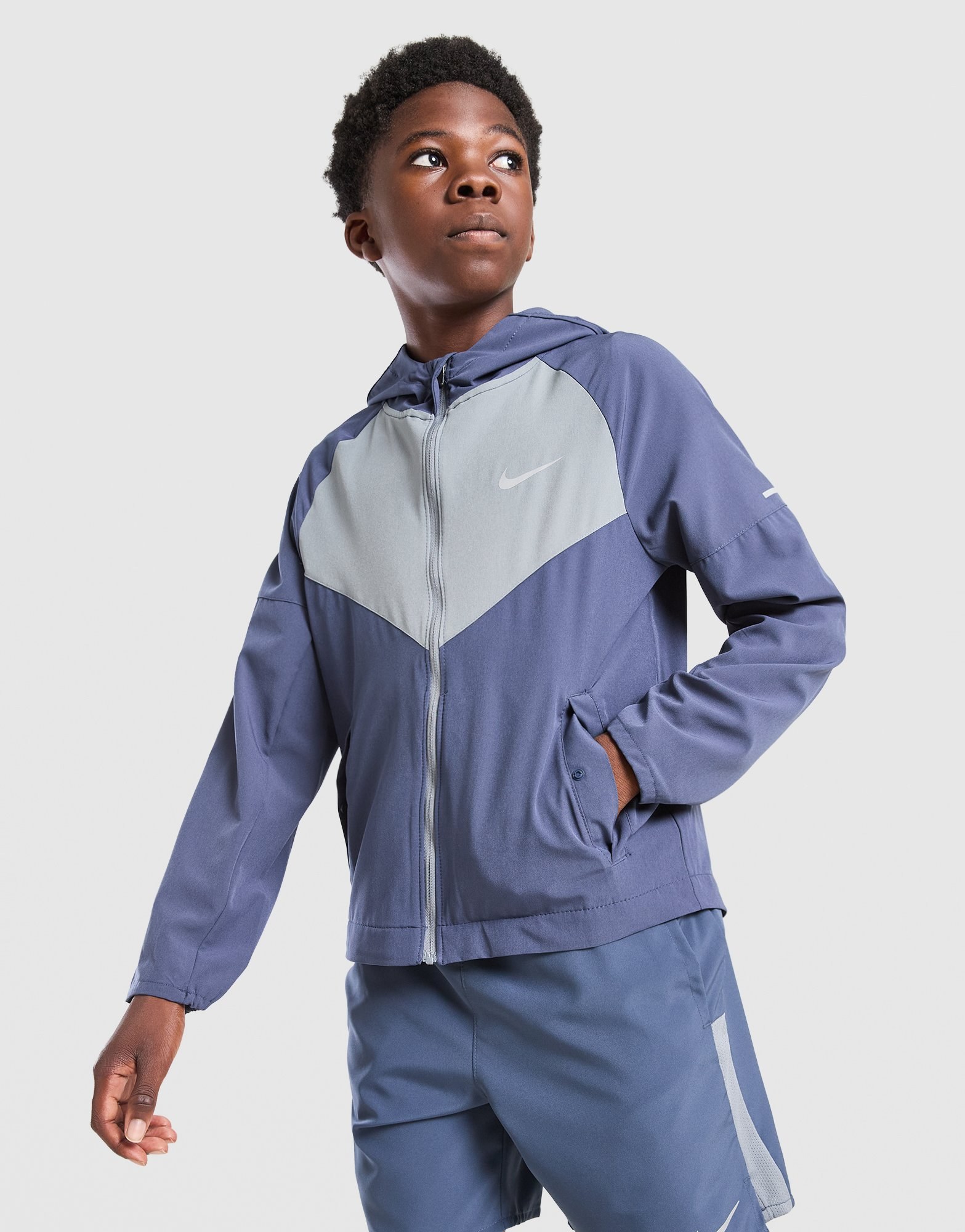 Nike Miler Colourblock Jacke Kinder