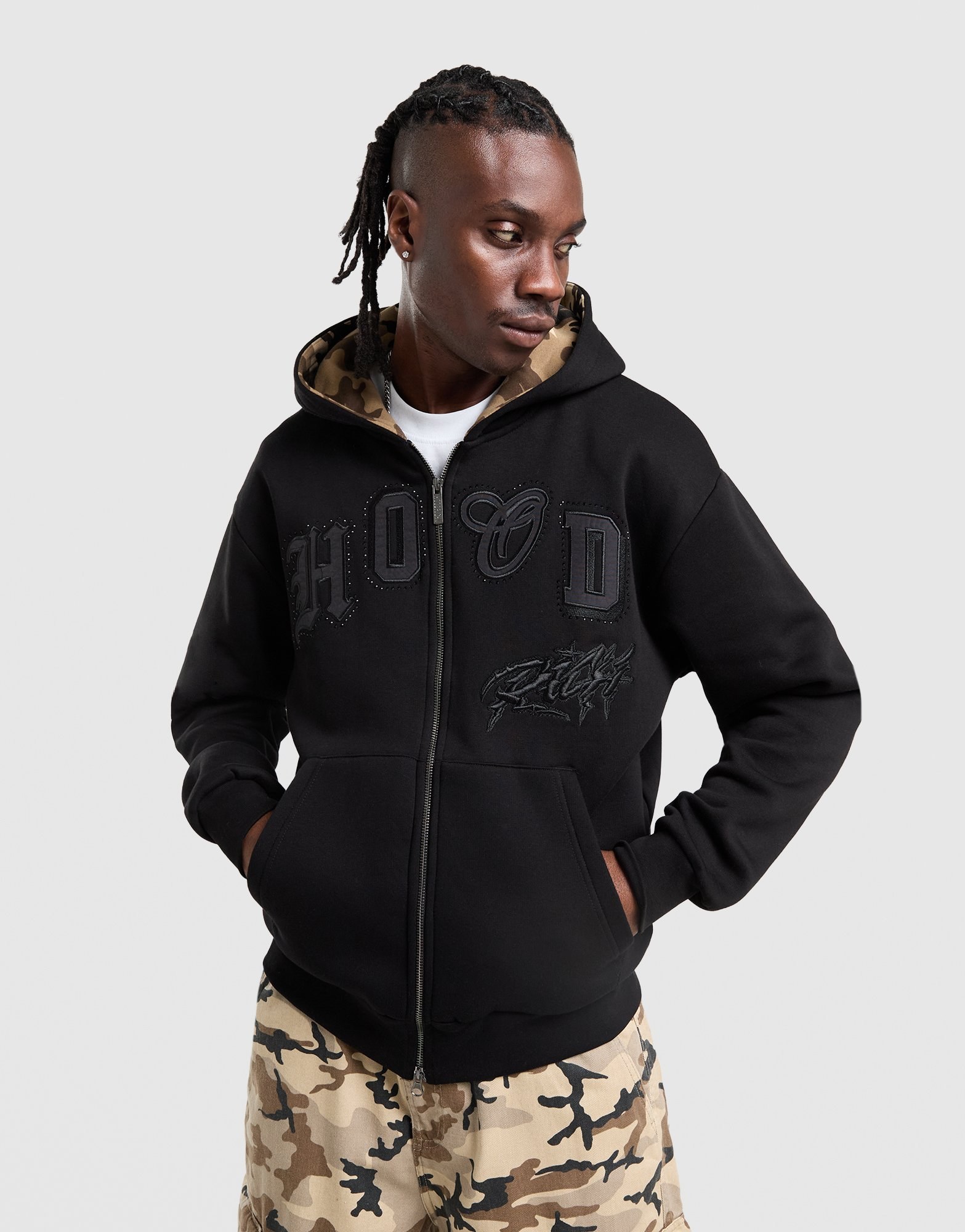 Hoodrich Camo Iron Full-Zip Hoodie