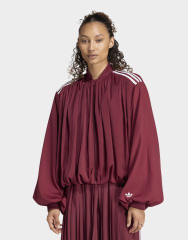 adidas Originals Jacke, Satin, Plissiert