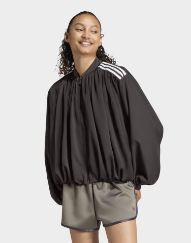 adidas Originals Jacke, Satin, Plissiert