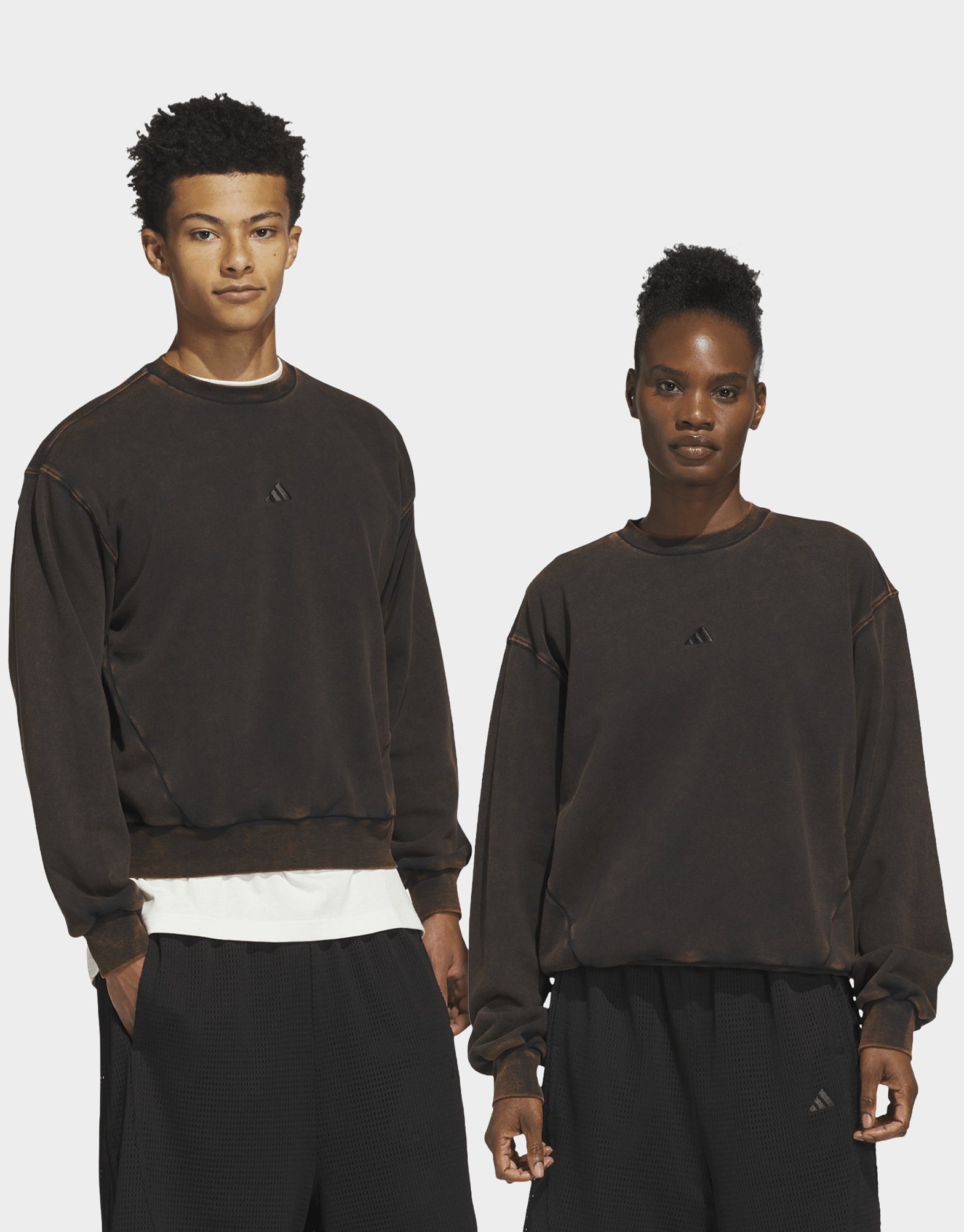 adidas Sweatshirt, Washed Fleece