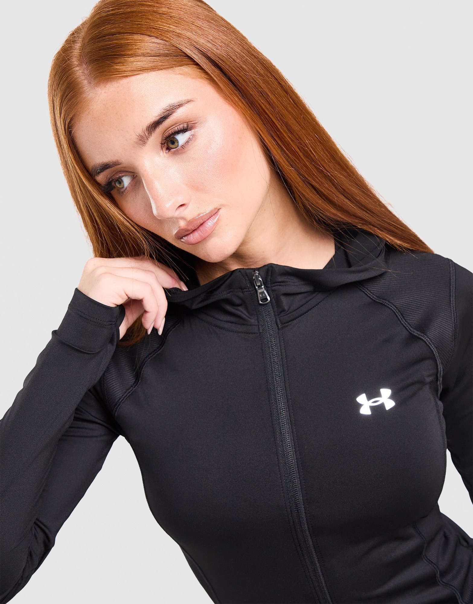 Under Armour Ribbed Full-Zip Hoodie