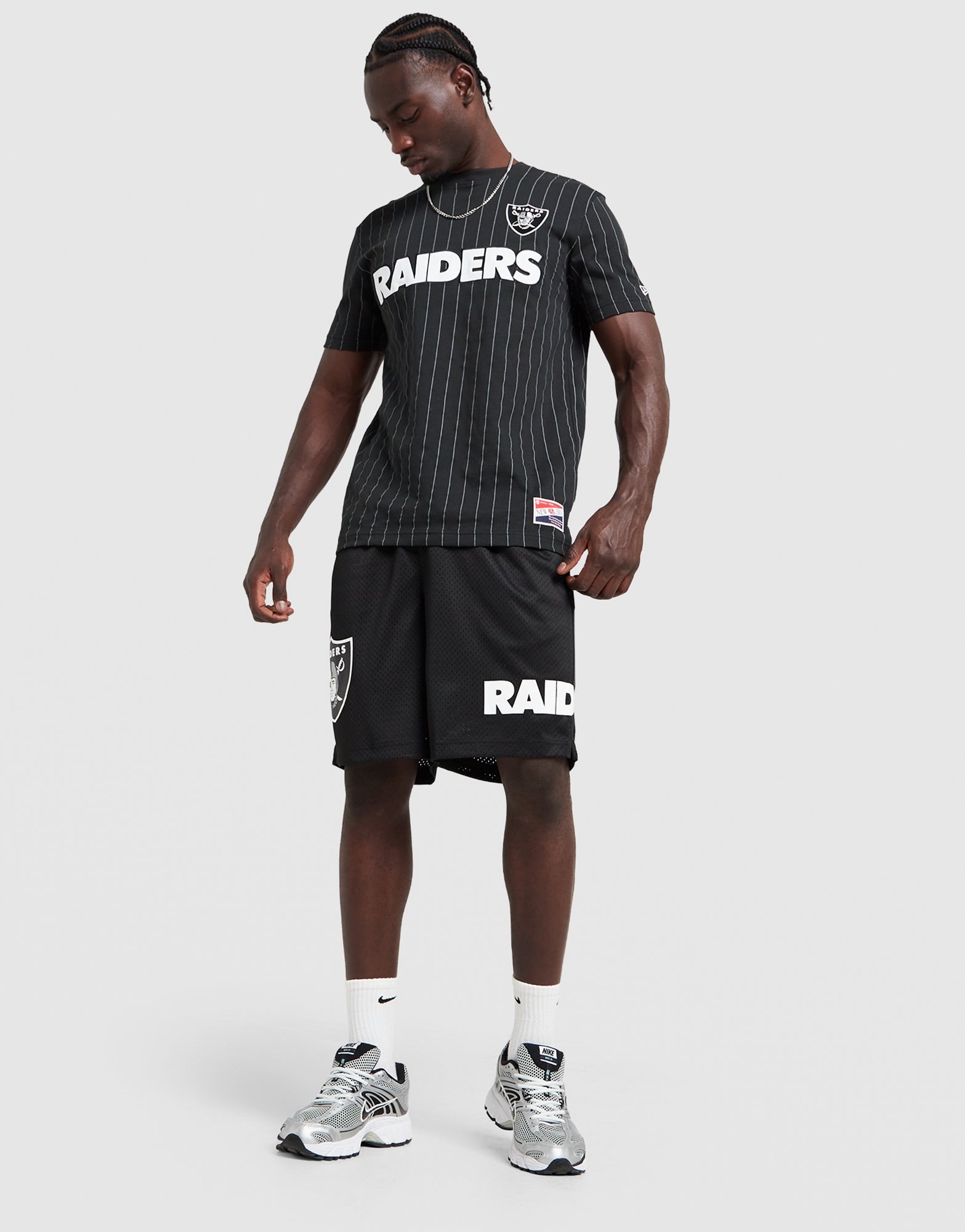 New Era NFL LA Raiders Mesh Shorts