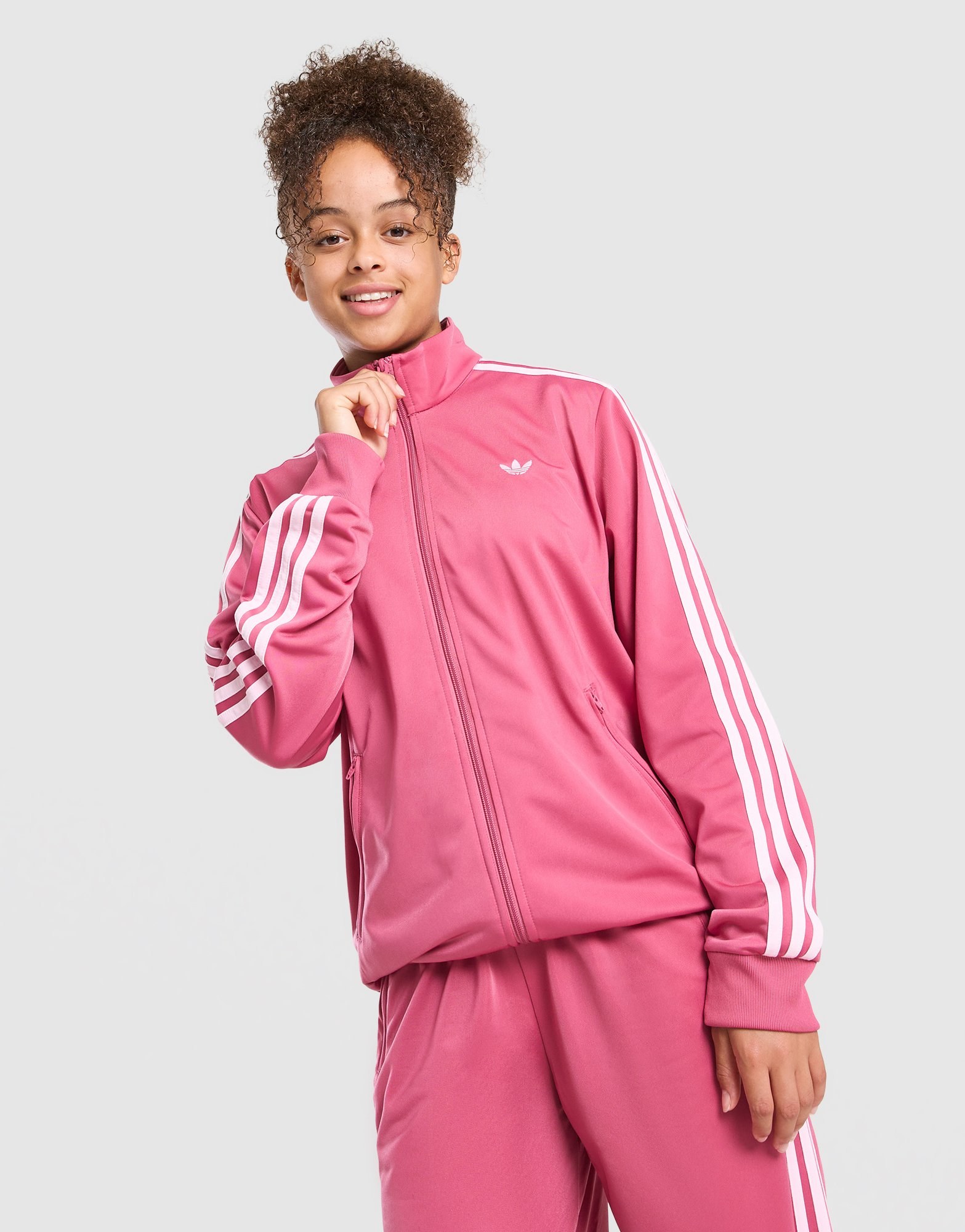 adidas Originals Girls' Firebird Full-Zip Trainingsoberteil Kinder