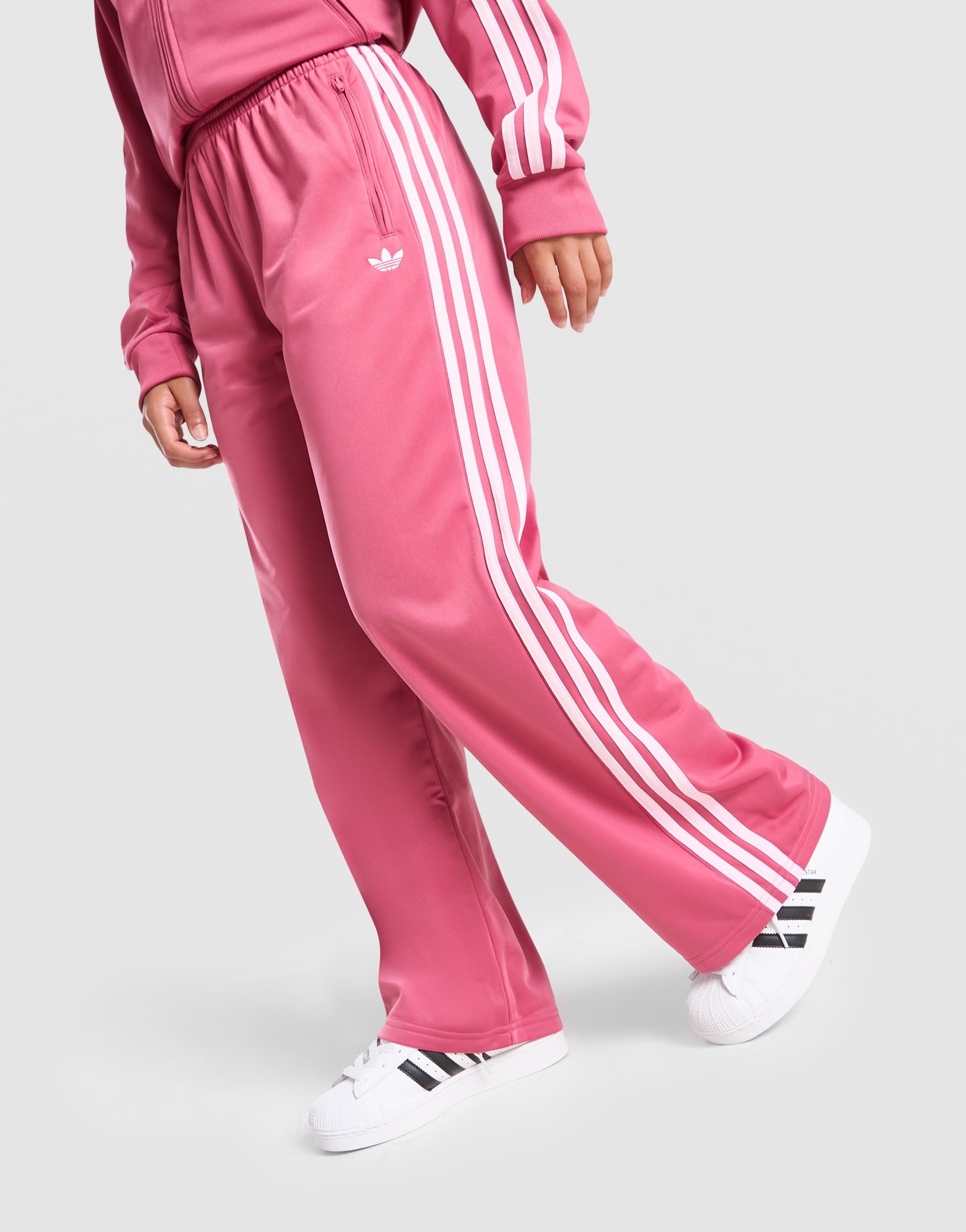 adidas Originals Girls' Firebird Wide Leg Jogginghose Kinder
