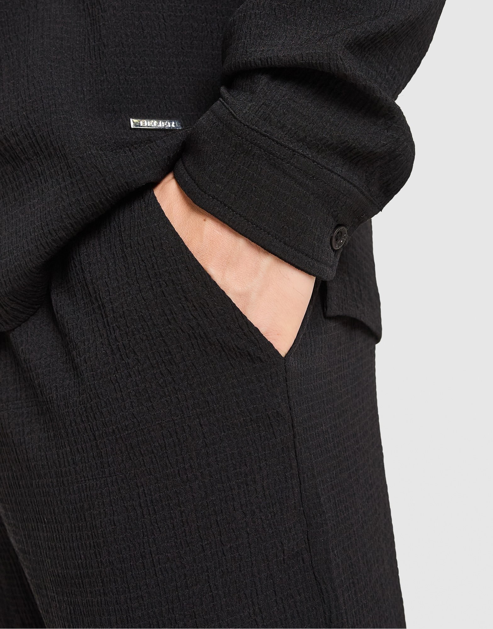 Belier Seersucker Straight Leg Hose