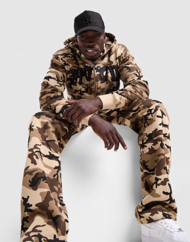 Hoodrich Camo Iron Allover-Print Full-Zip Hoodie