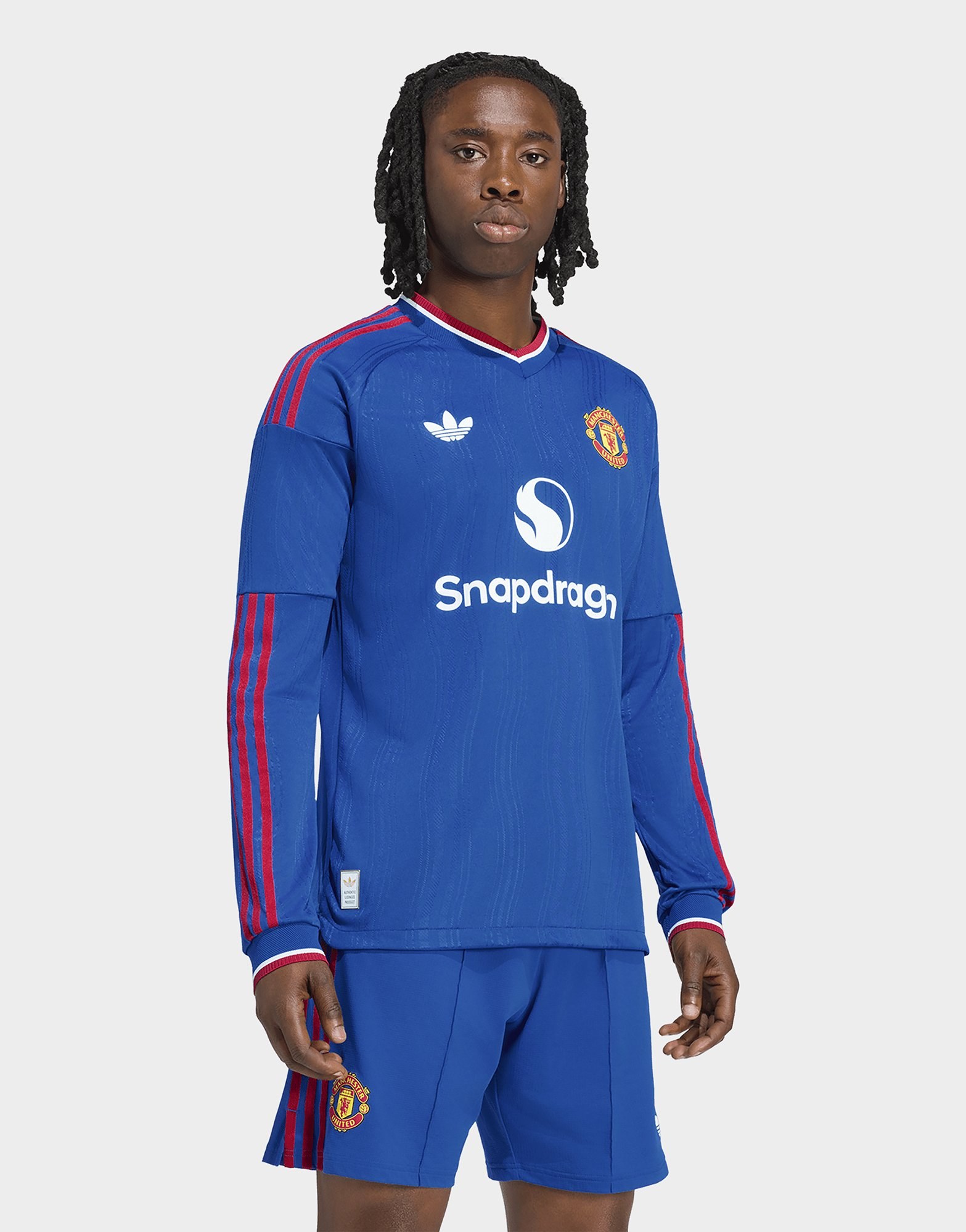 adidas Manchester United 26/27 Authentic Auswärtstrikot, Langärmelig