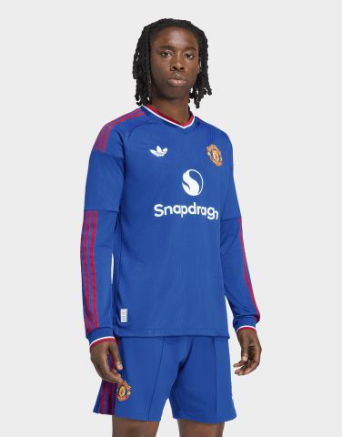 adidas Manchester United 26/27 Authentic Auswärtstrikot, Langärmelig