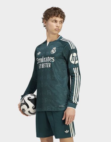 adidas Real Madrid 26/27 Authentic Auswärtstrikot, Langärmelig