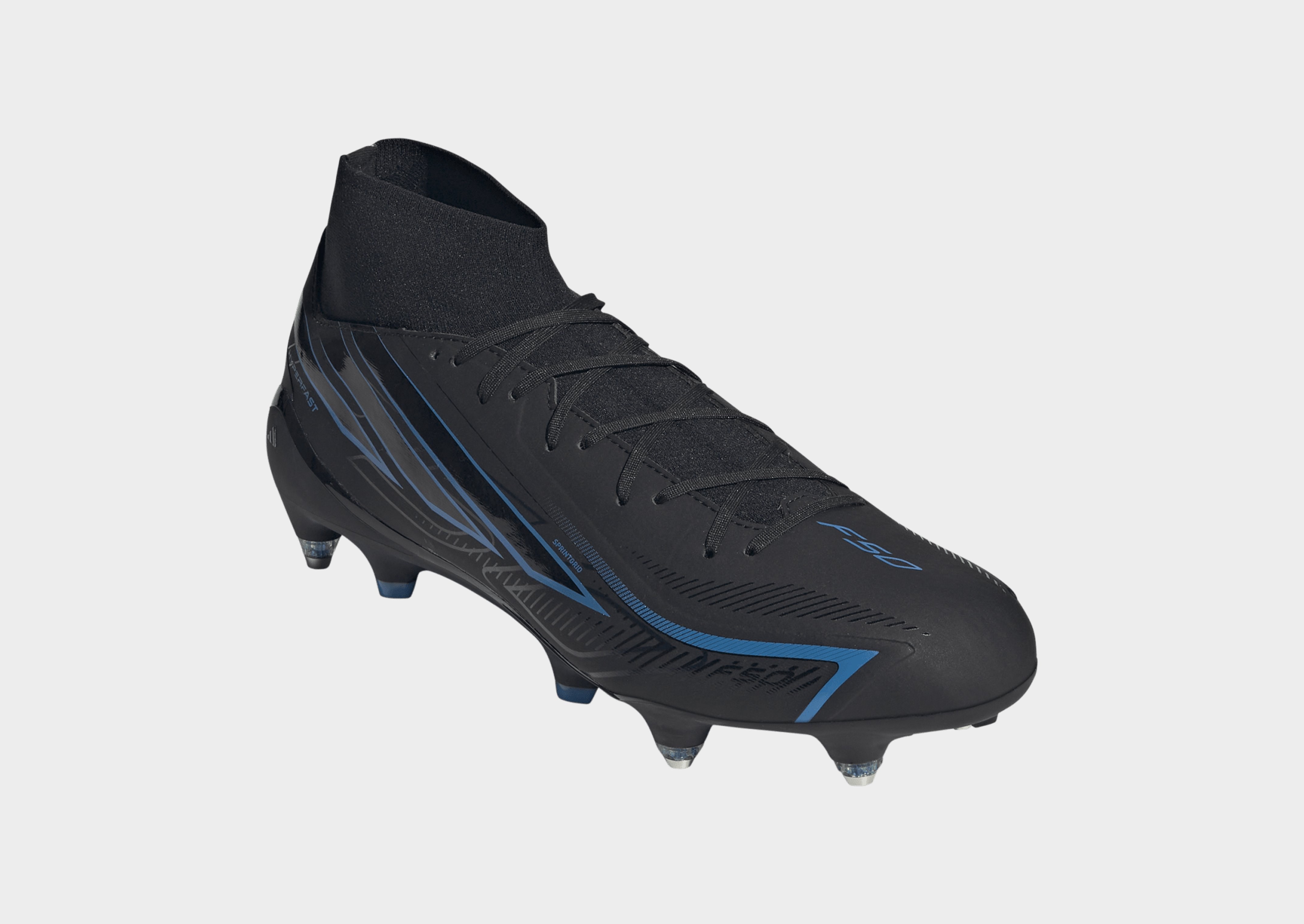adidas F50 Hyperfast League Mid Fußballschuh, Tiefer Rasen