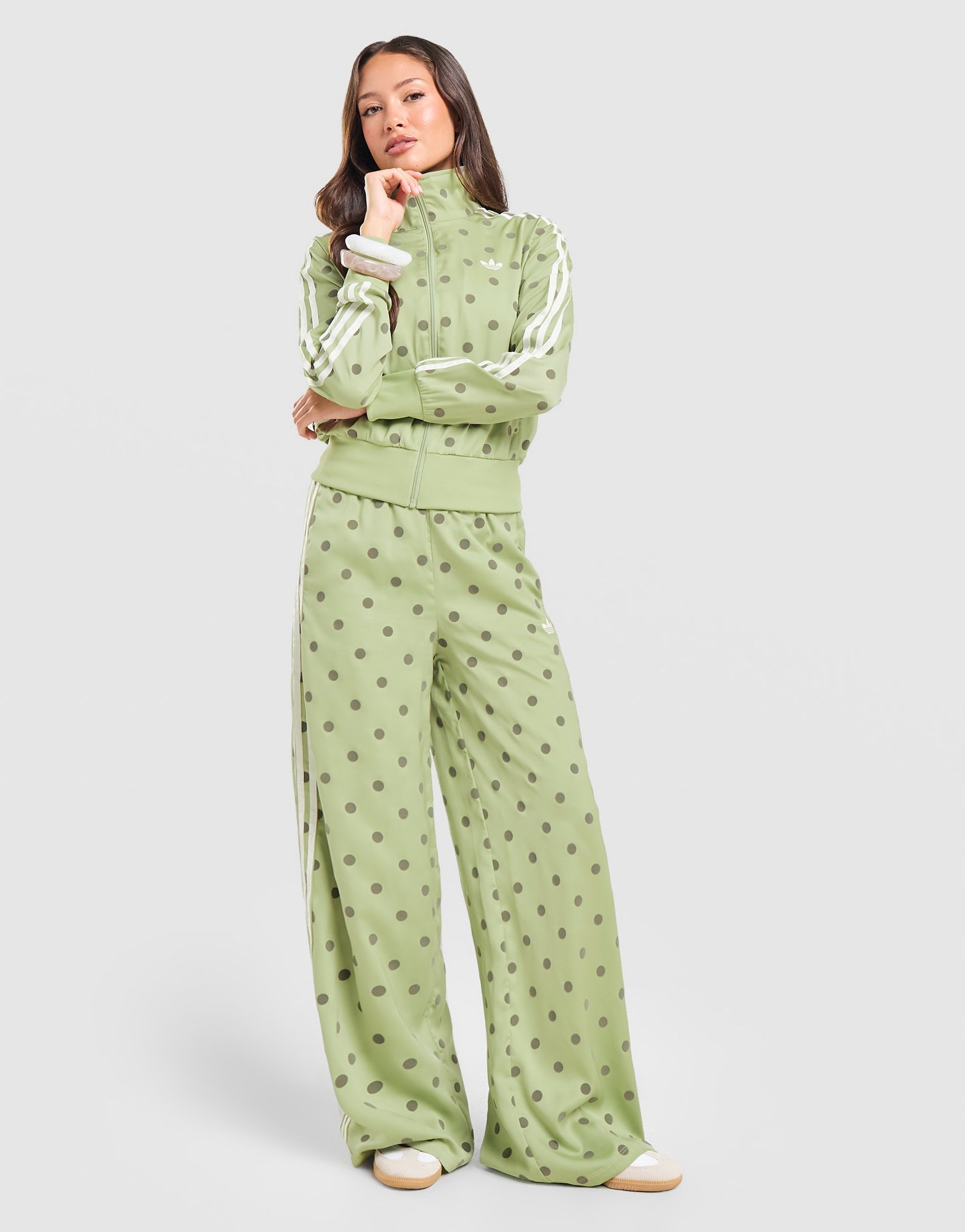 adidas Originals SATIN POLKA-DOTS TT Track Top